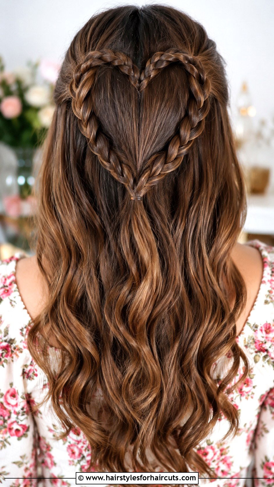 Heart Braid Long Hair - 25 cottagecore hairstyles long hair - 25 cottagecore hairstyles long hair