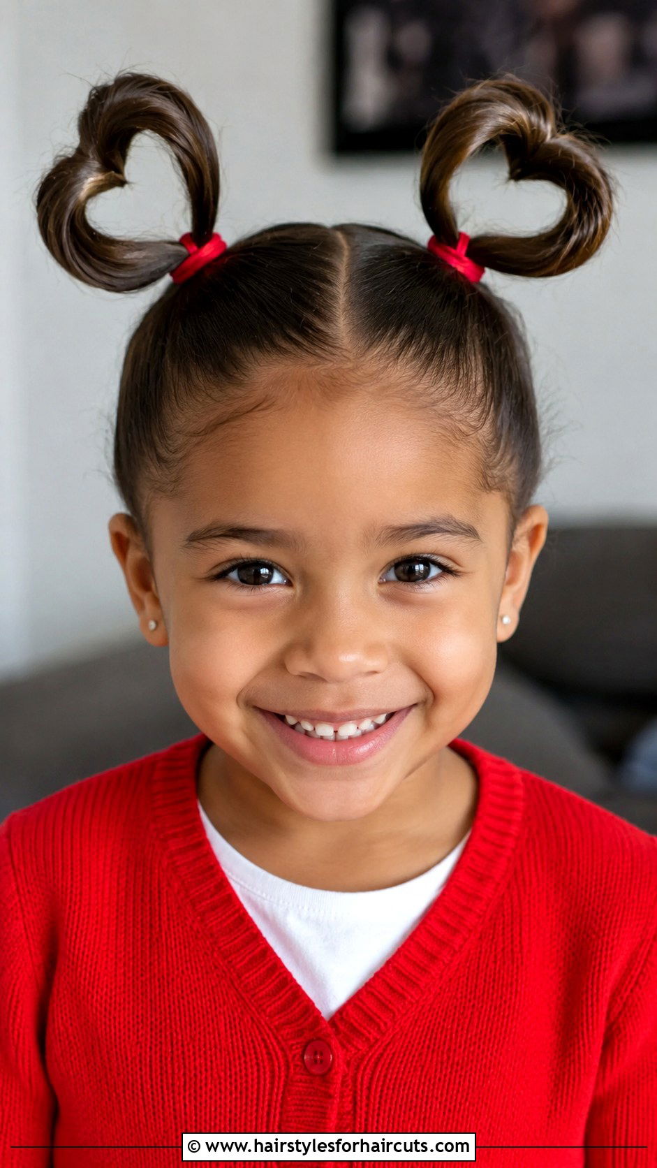 Heart Shaped Buns - 25 funny hairstyles for girls - 25 funny hairstyles for girls