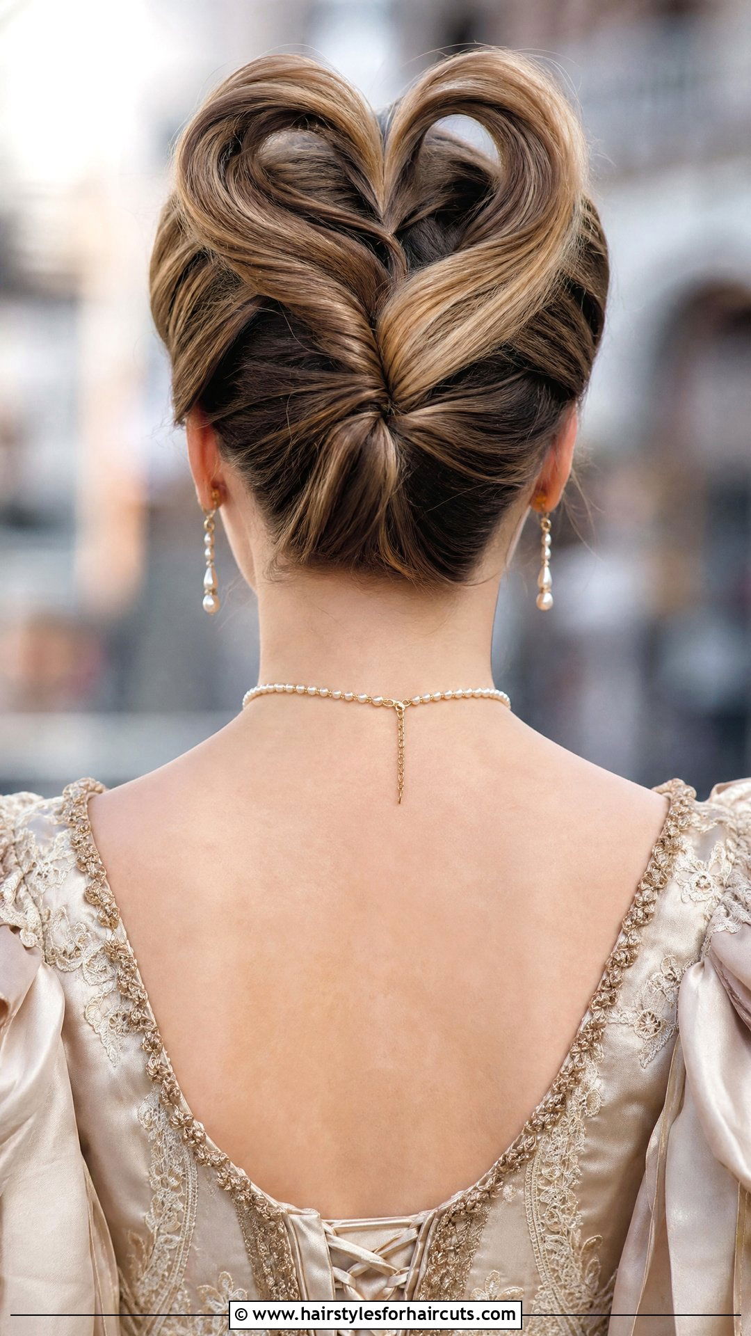 Heart Shaped Updo - 25 renaissance hairstyles - 25 renaissance hairstyles