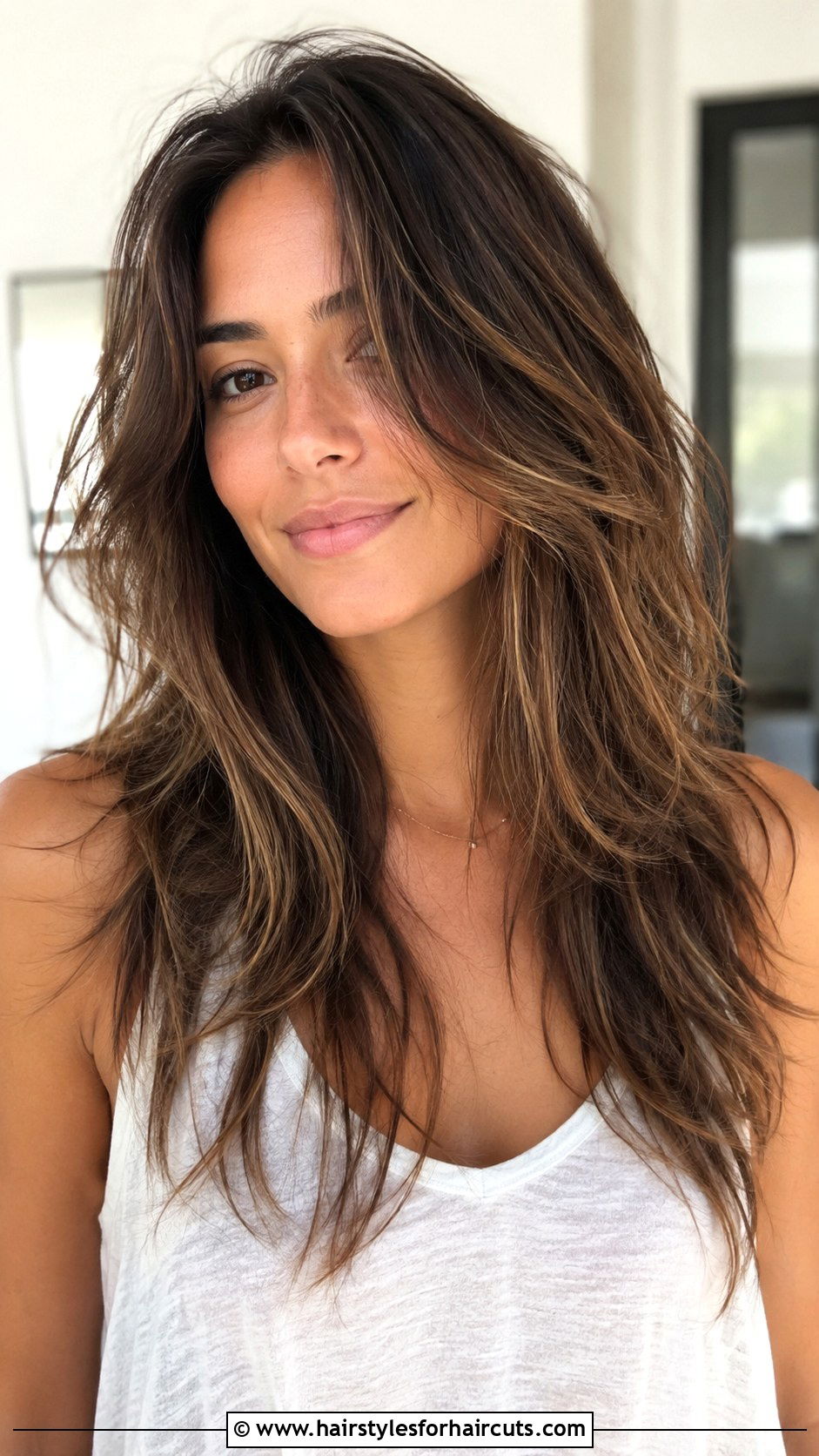 Heavily Layered Long Haircut - 25 long haircuts for wavy frizzy hair - 25 long haircuts for wavy frizzy hair