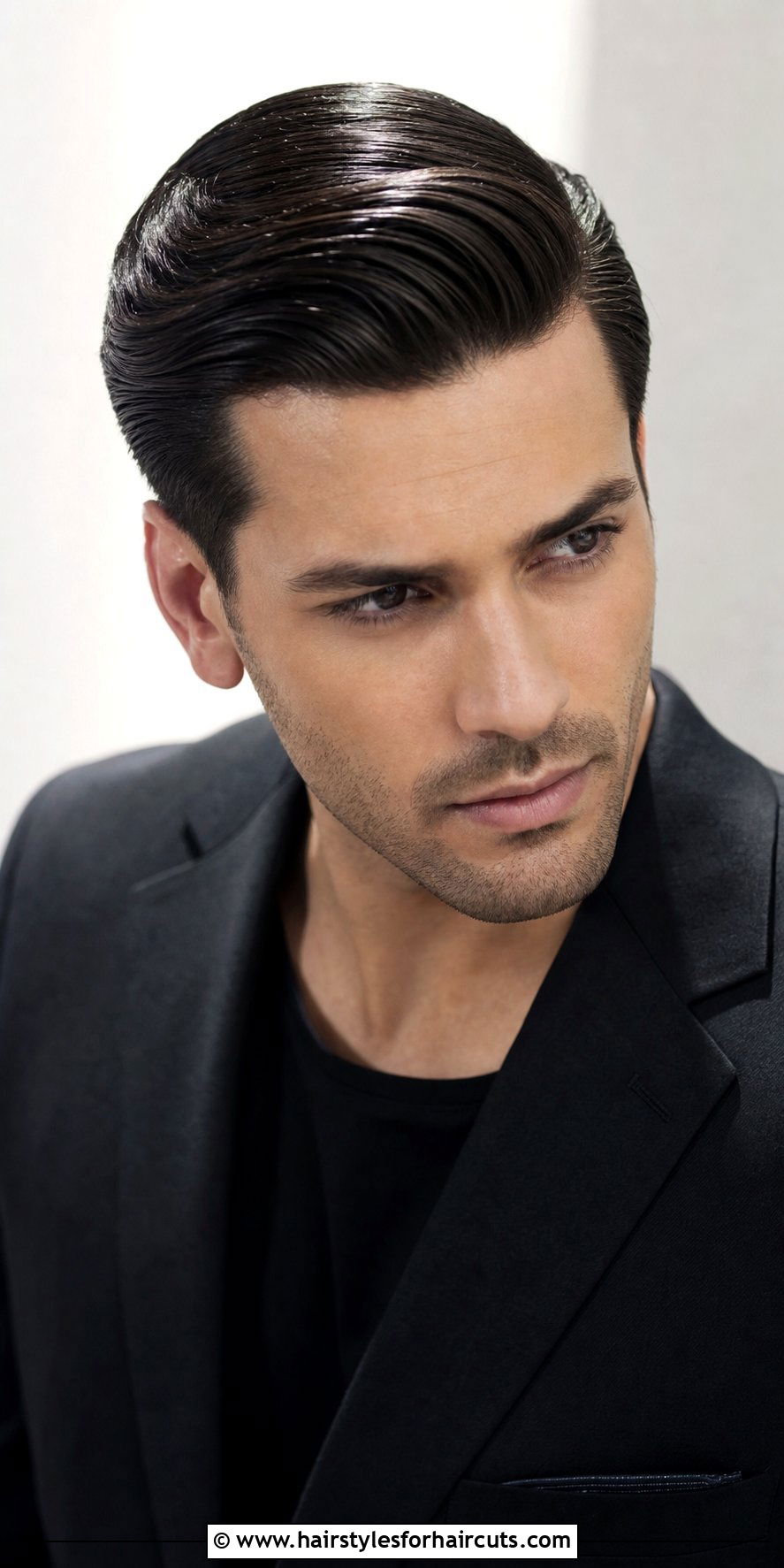 Heavy Pomade Long Sweep - 25 long hair grease hairstyles - 25 long hair grease hairstyles