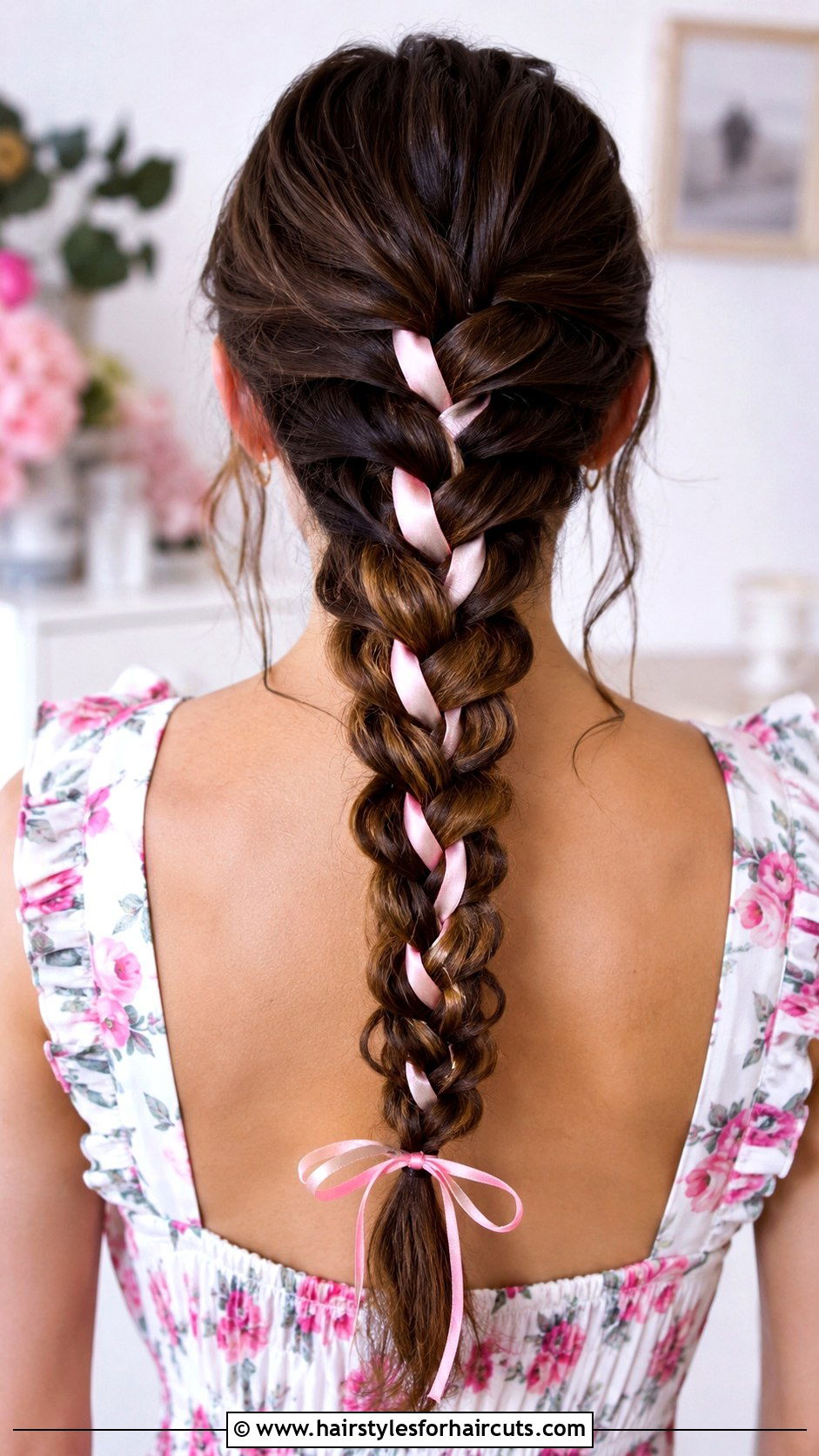 Hidden Bow Braid Hairstyle - 25 bow hairstyles for long hair - 25 bow hairstyles for long hair