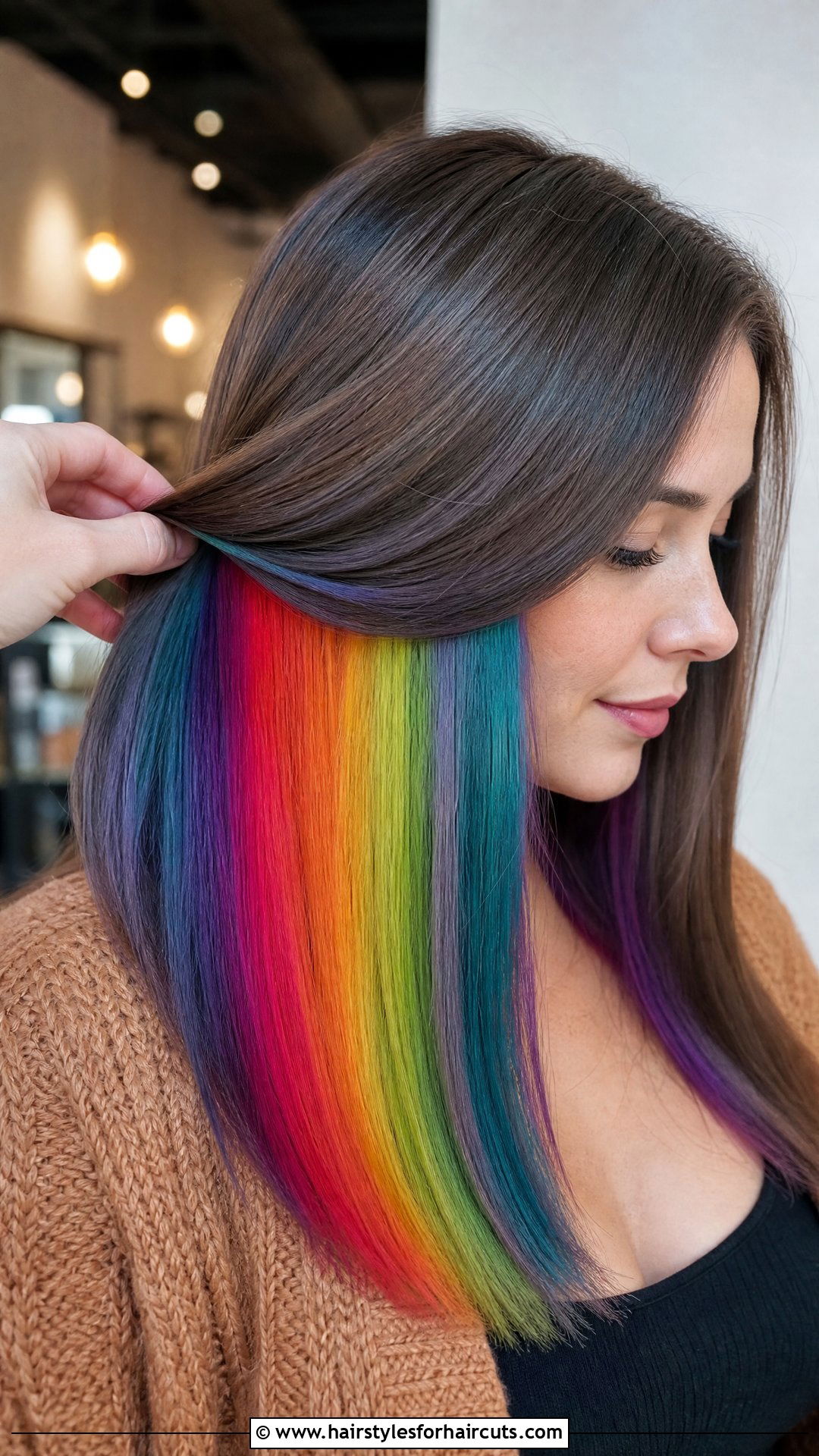 Hidden Unicorn Rainbow Straight Hair - 25 unicorn haircuts straight hair - 25 unicorn haircuts straight hair