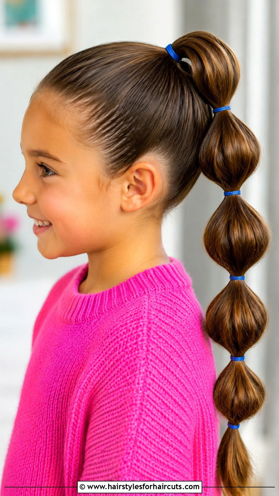 High Bubble Braid - 25 elementary school long hair picture day hairstyles - 25 elementary school long hair picture day hairstyles
