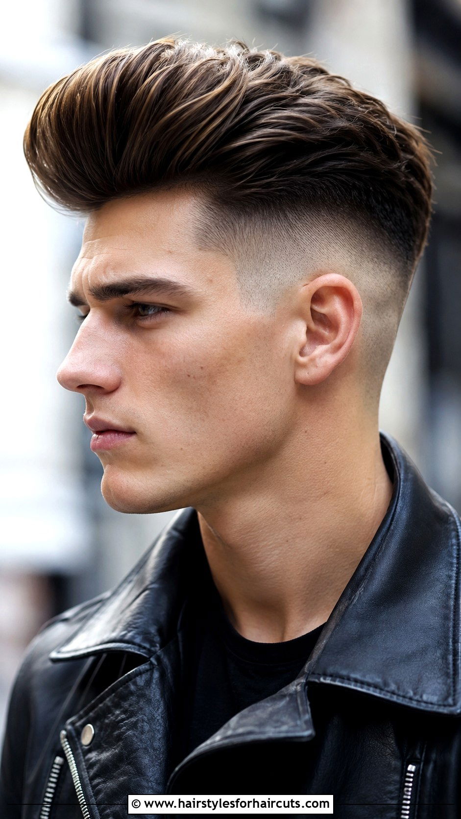 High Fade Pompadour Brown Hair - 25 fade haircuts brown hair - 25 fade haircuts brown hair