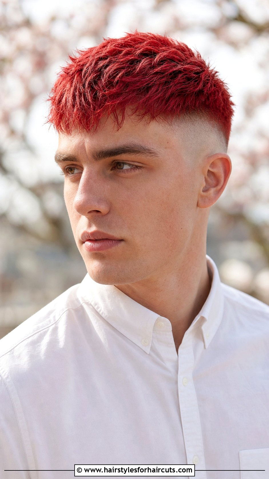 High Fade Textured Red Crop - 25 fade haircuts red hair - 25 fade haircuts red hair