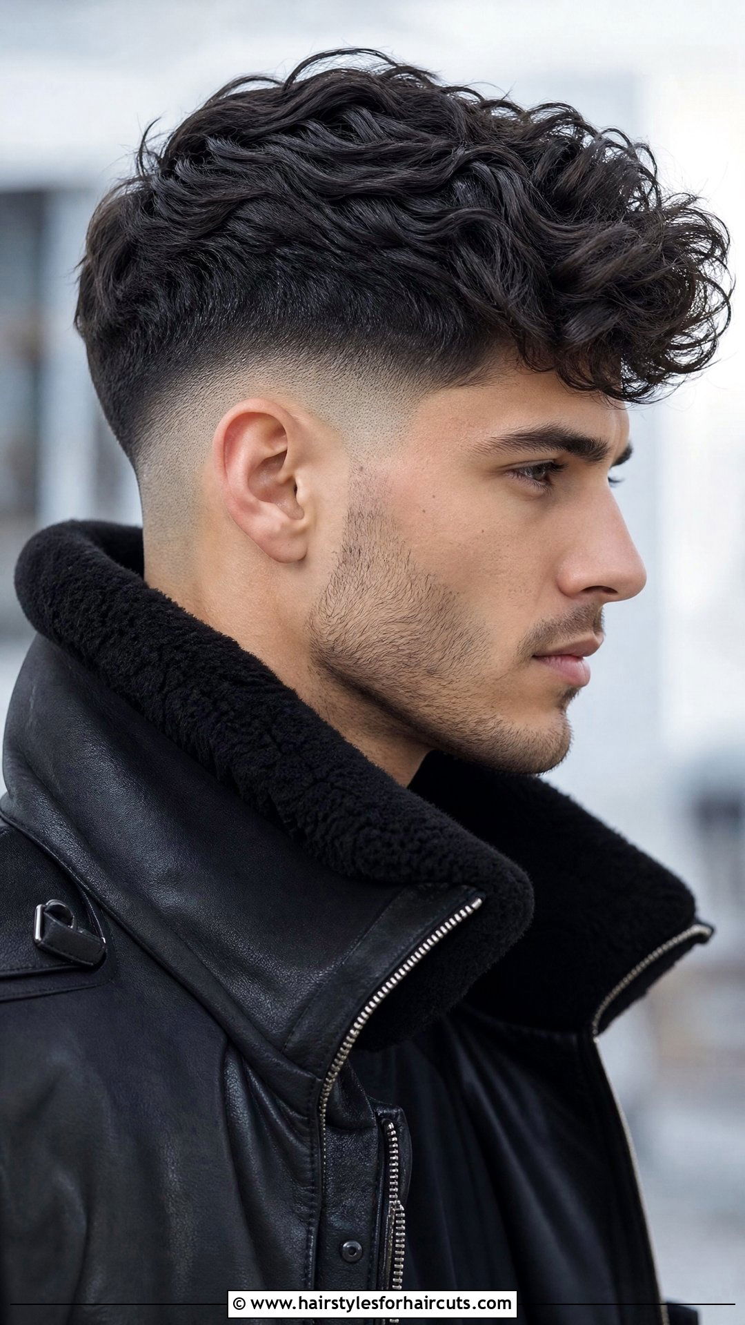 High Fade Wavy Hair - 25 wavy hair fade haircuts - 25 wavy hair fade haircuts