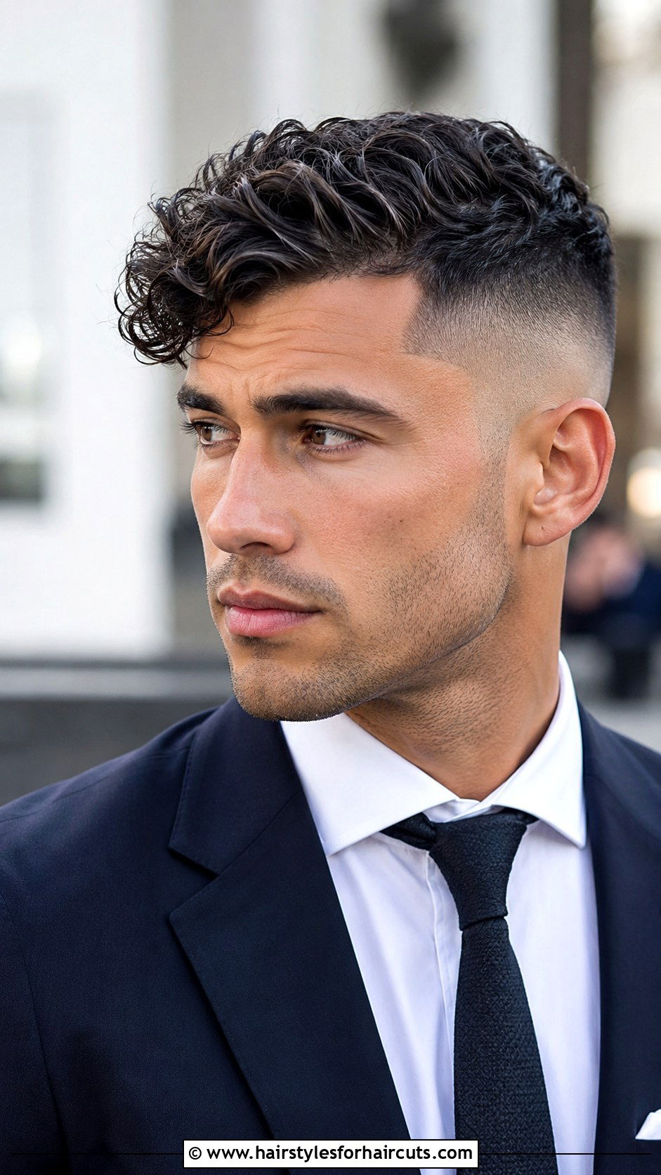 High Fade With Curly Comb Over - 25 fade haircuts with curly hair - 25 fade haircuts with curly hair