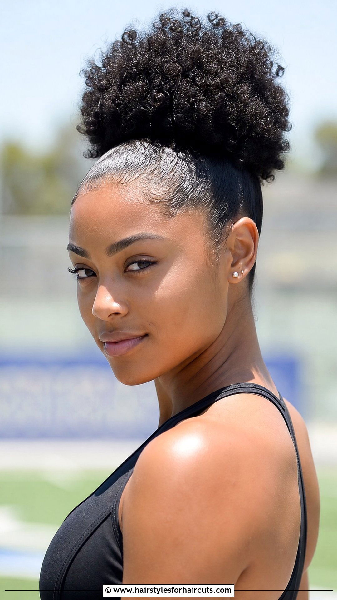 High Ponytail Puff - 25 puff hairstyles - 25 puff hairstyles