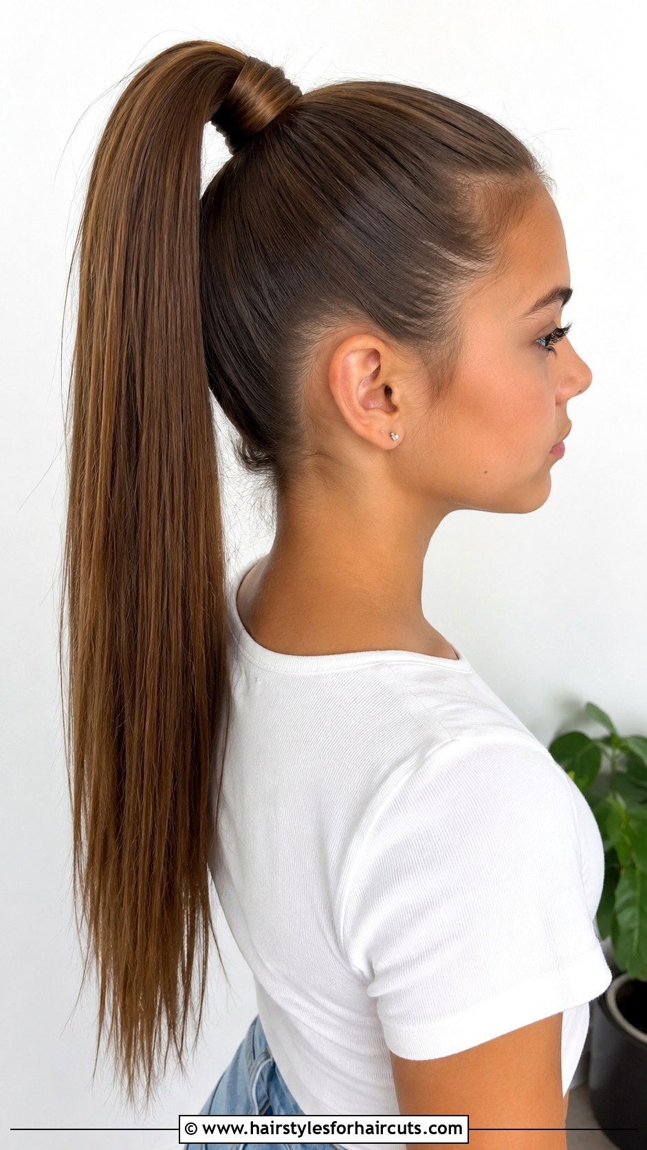 High Ponytail With Wrap - 25 4th grade hairstyles - 25 4th grade hairstyles