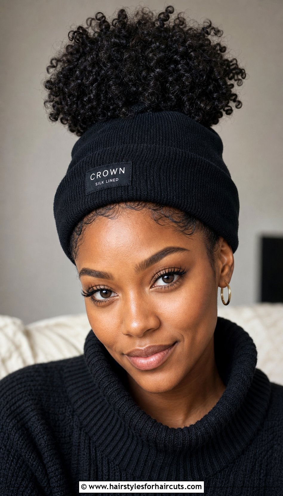 High Puff - 25 winter hairstyles for natural hair - 25 winter hairstyles for natural hair