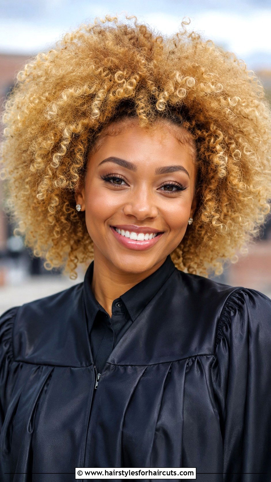 High Puff With Edges - 25 graduation hairstyles for black hair - 25 graduation hairstyles for black hair