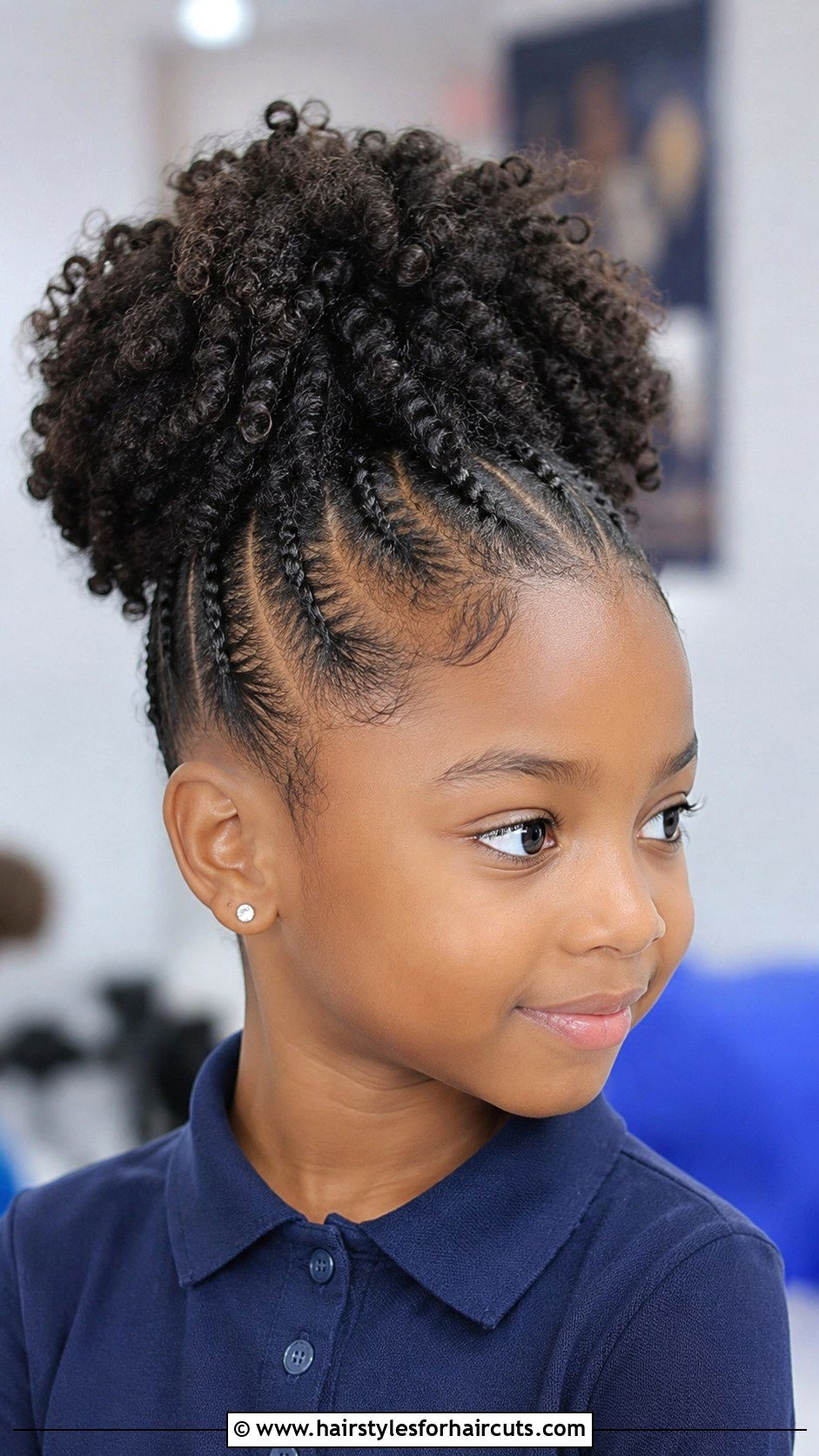 High Puff With Flat Twists - 25 cheerleading hairstyles for black hair - 25 cheerleading hairstyles for black hair