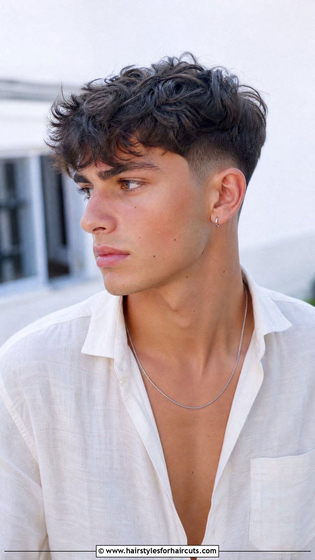 High Taper With Messy Fringe - 25 high taper haircuts straight hair - 25 high taper haircuts straight hair