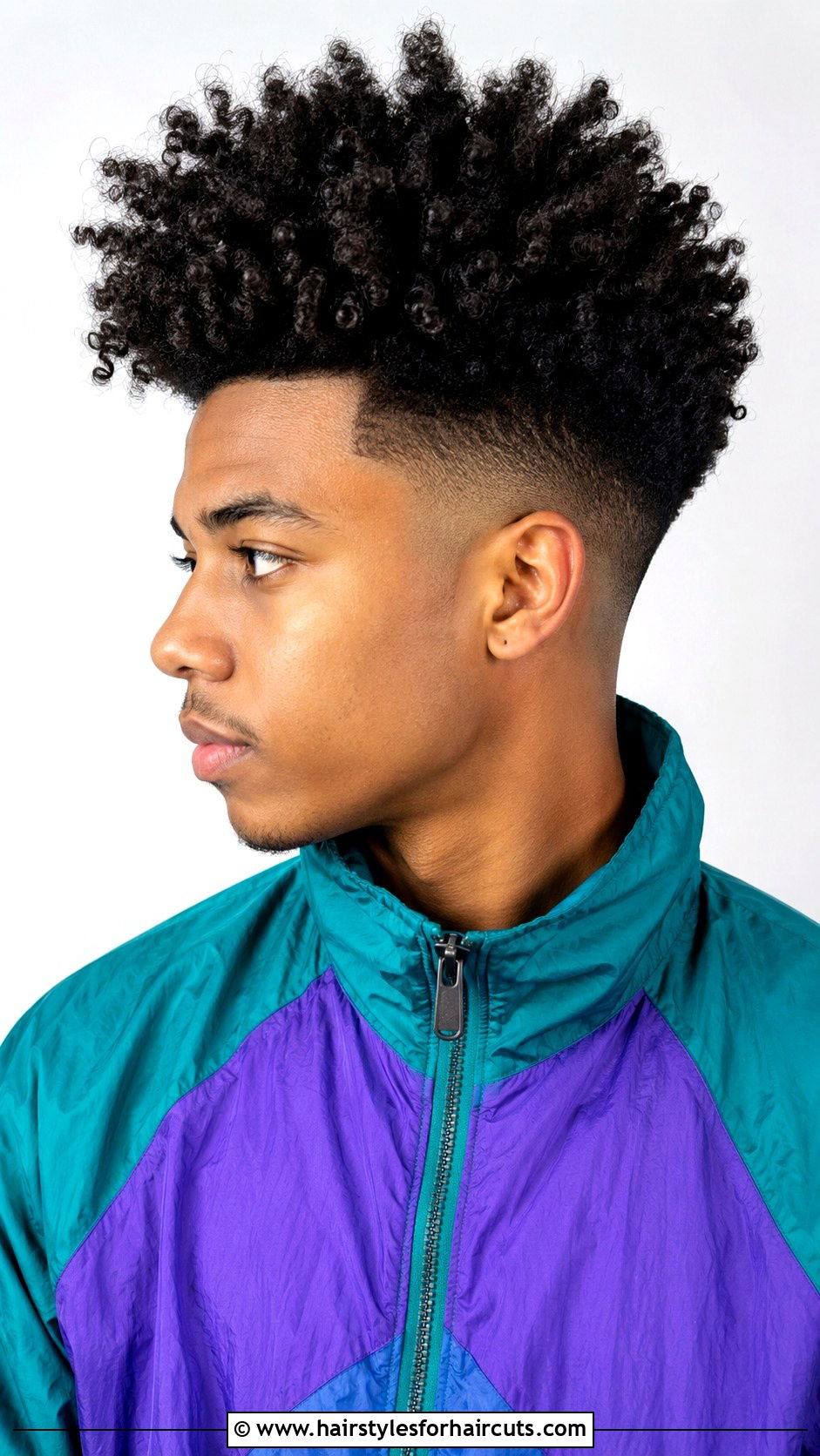 High Top 3C Curls - 25 3c hairstyles men - 25 3c hairstyles men