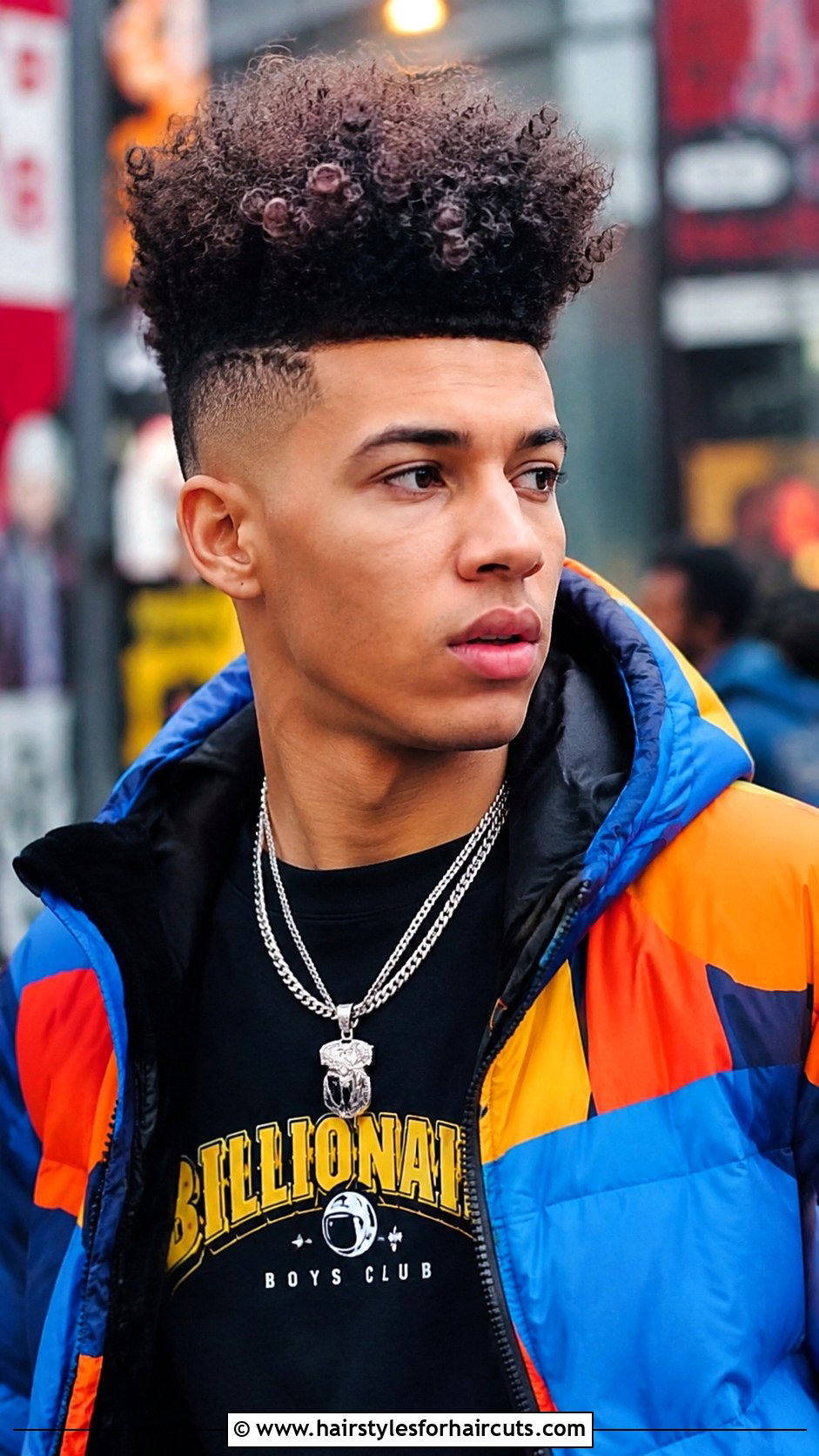 High Top Fade With Curls - 25 fade haircuts - 25 fade haircuts