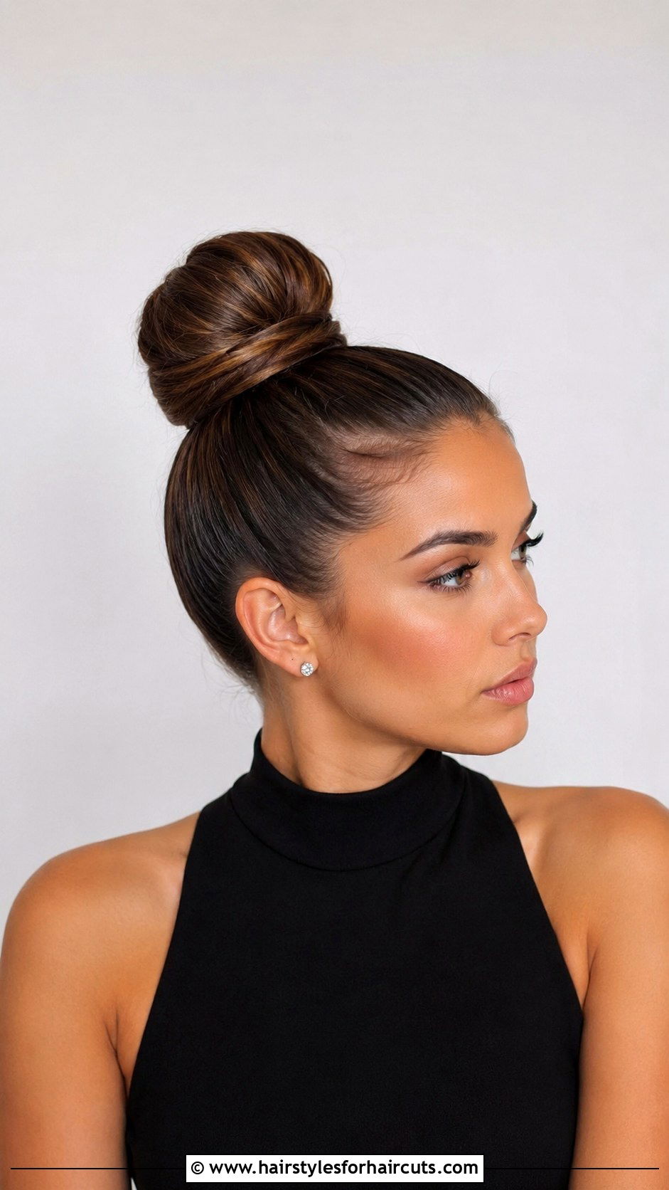 High Topknot Updo - 25 1b hairstyles - 25 1b hairstyles