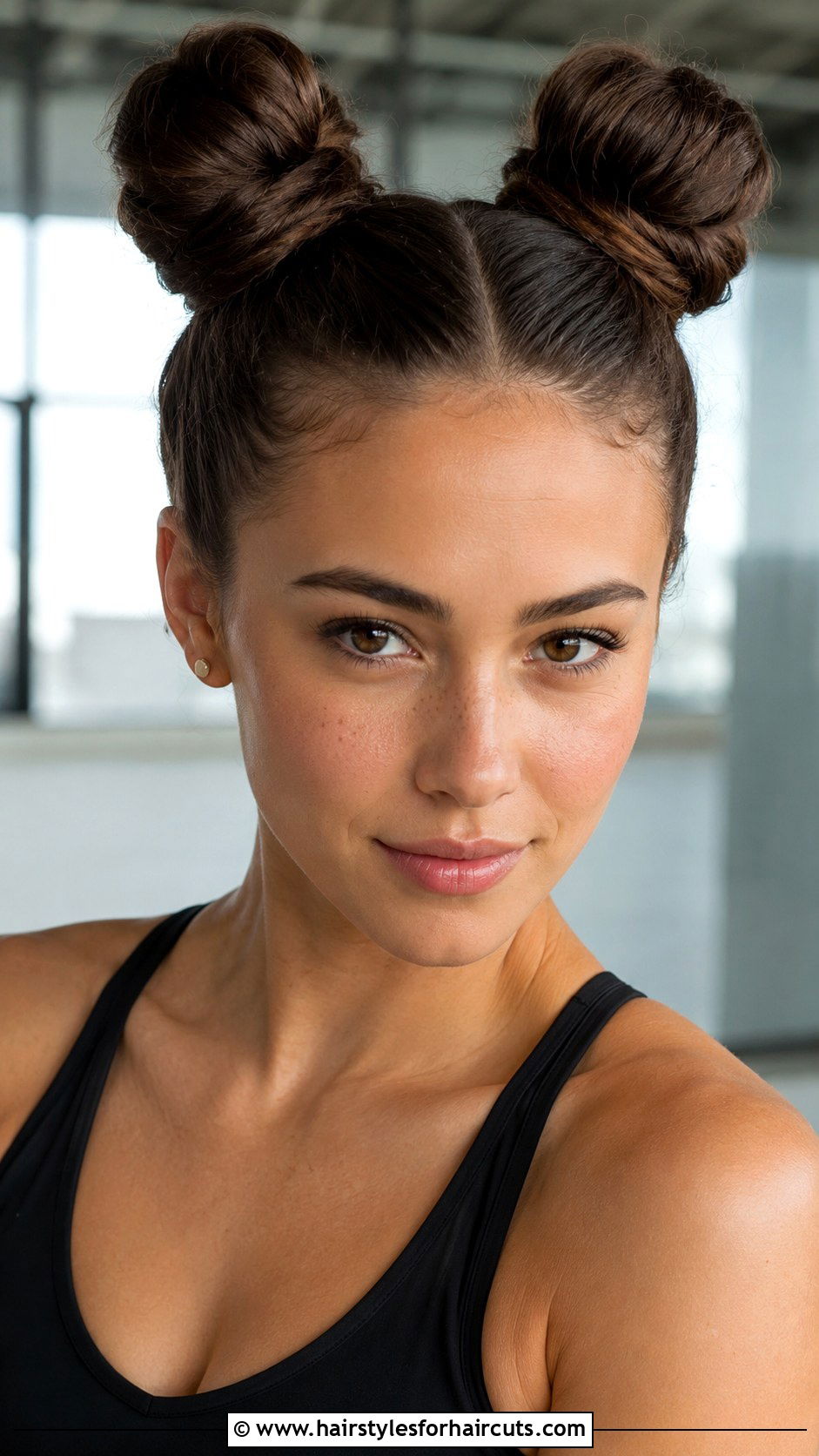 High Twin Buns - 25 two hair tie hairstyles - 25 two hair tie hairstyles