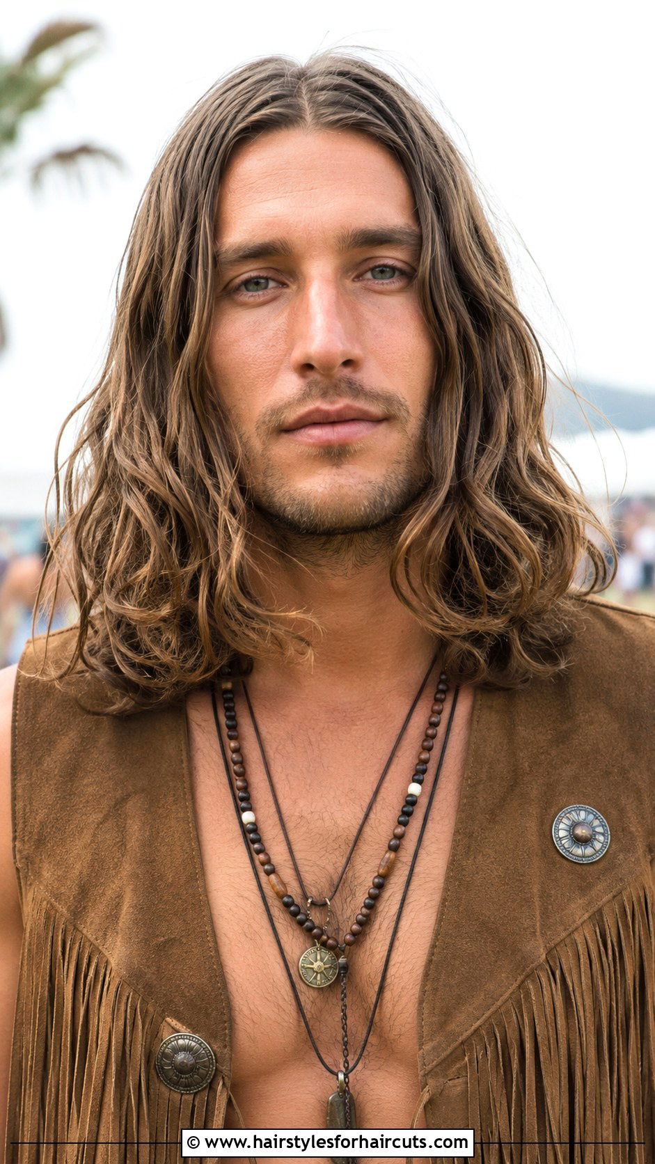 Hippie Middle Part - 25 1960s hairstyles men - 25 1960s hairstyles men