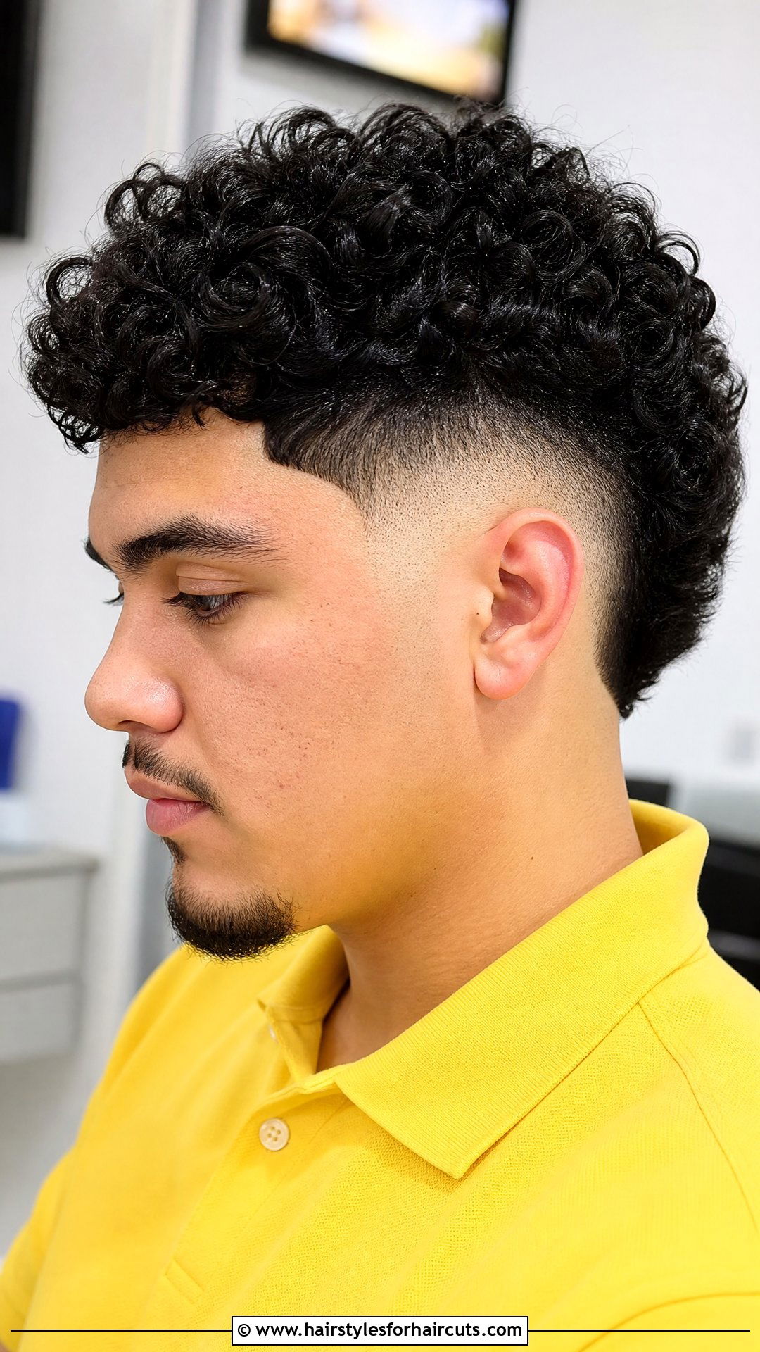 Hispanic Curly Hair With Burst Fade - 25 haircuts hispanic curly hair taper - 25 haircuts hispanic curly hair taper