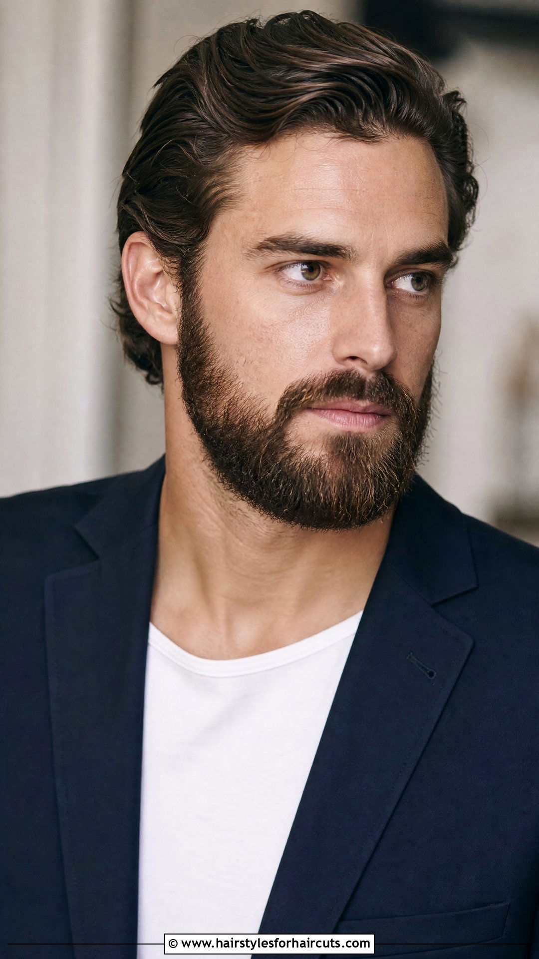 Hollywoodian Beard Look - 25 western facial hairstyles - 25 western facial hairstyles