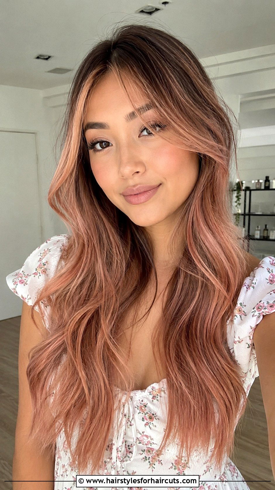 Honey Balayage Long Hair With Curtain Bangs - 25 balayage front layered haircuts for long hair - 25 balayage front layered haircuts for long hair