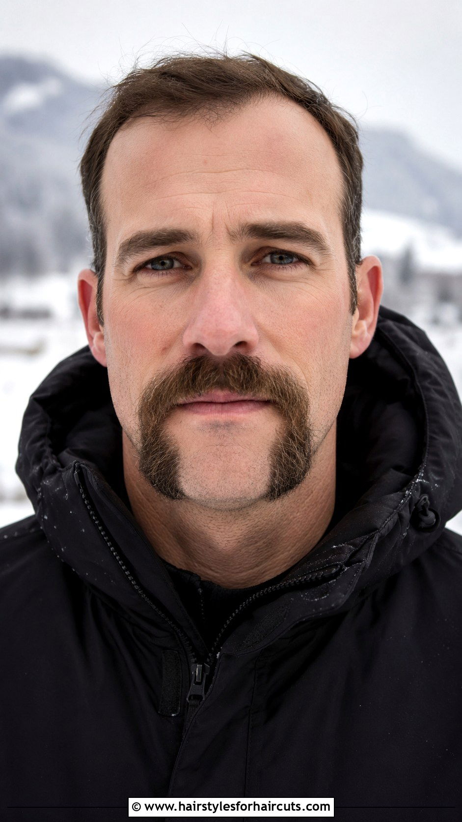 Horseshoe Mustache - 25 facial hairstyles for thin beards - 25 facial hairstyles for thin beards