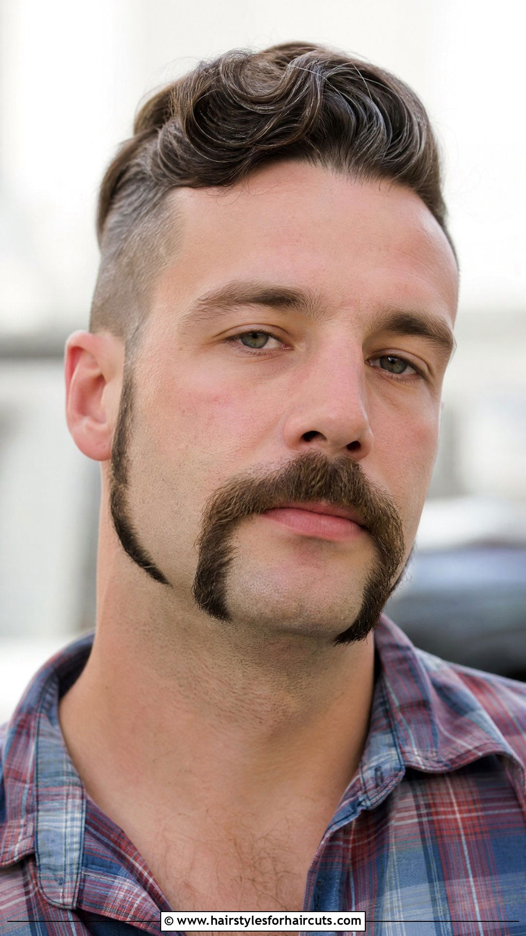 Horseshoe Mustache Look - 25 western facial hairstyles - 25 western facial hairstyles