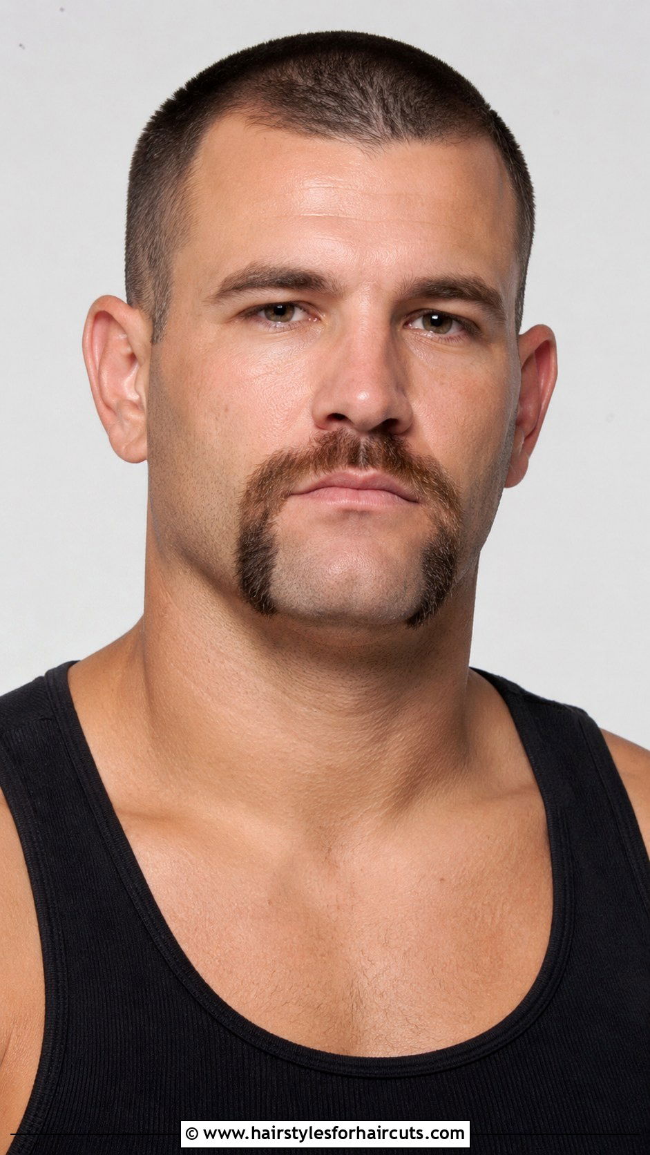 Horseshoe Mustache With Buzz Cut - 25 80s facial hairstyles - 25 80s facial hairstyles