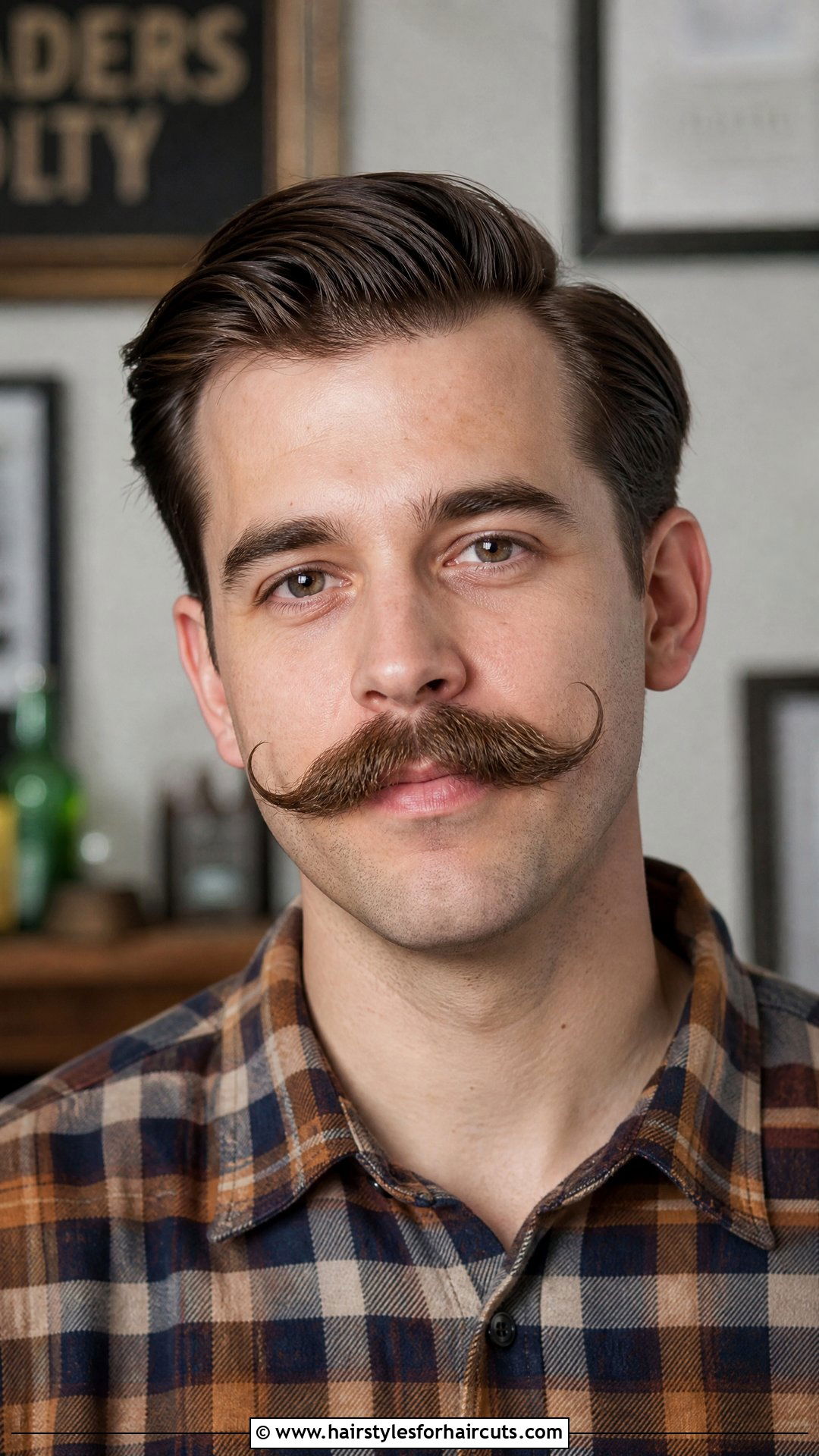 Hungarian Mustache With Side Part - 25 mustache hairstyles - 25 mustache hairstyles