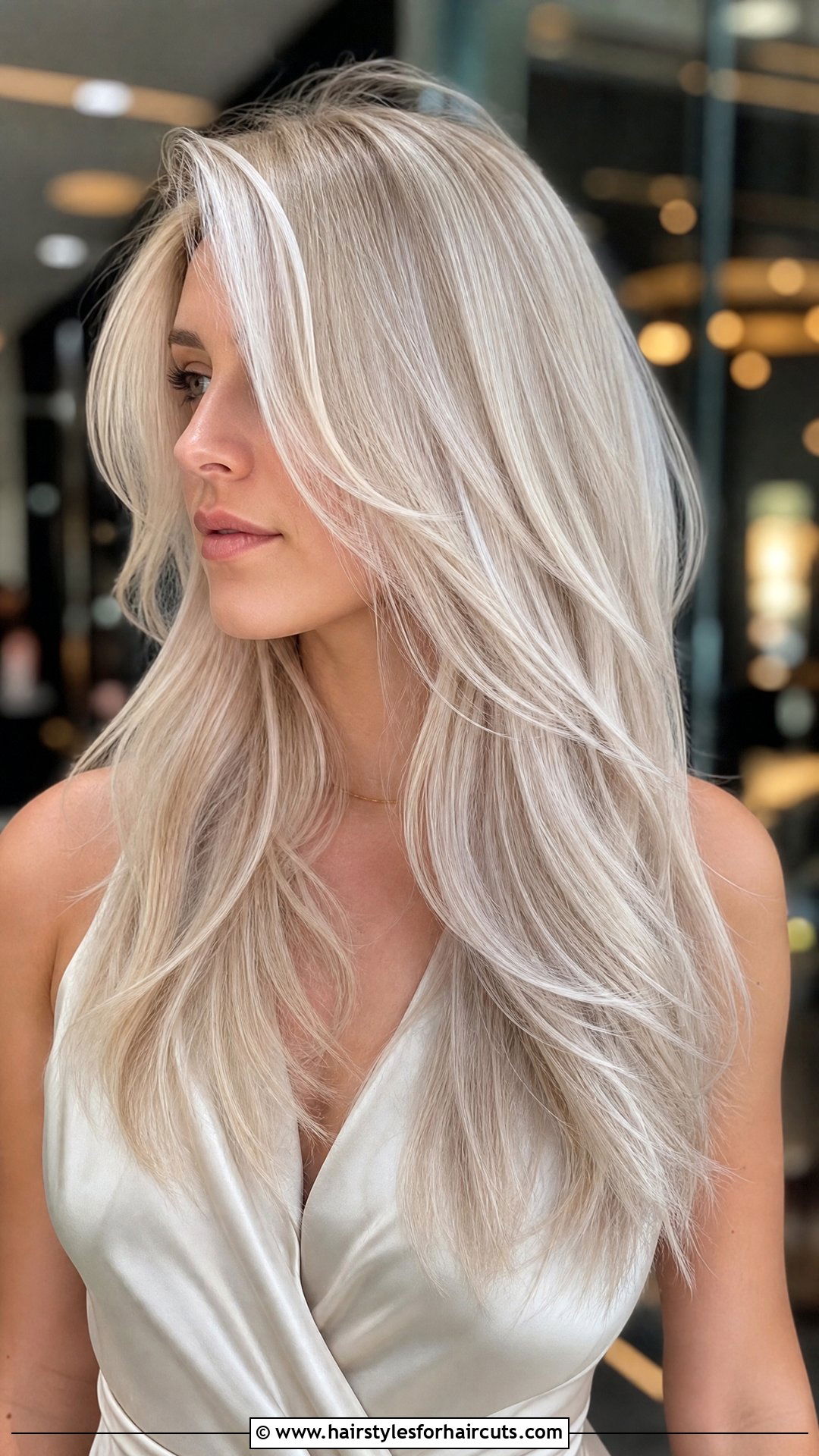 Icy Blonde Layered Haircut - 25 haircuts blonde - 25 haircuts blonde