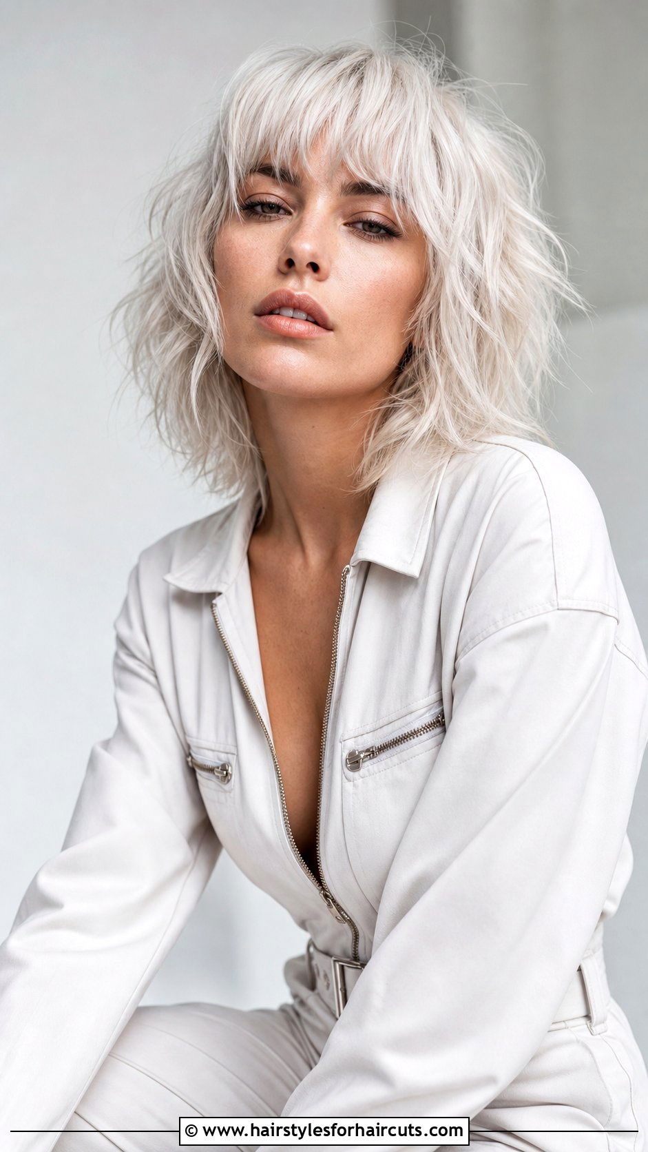 Icy Blonde Textured Cut - 25 hairstyles with colour - 25 hairstyles with colour