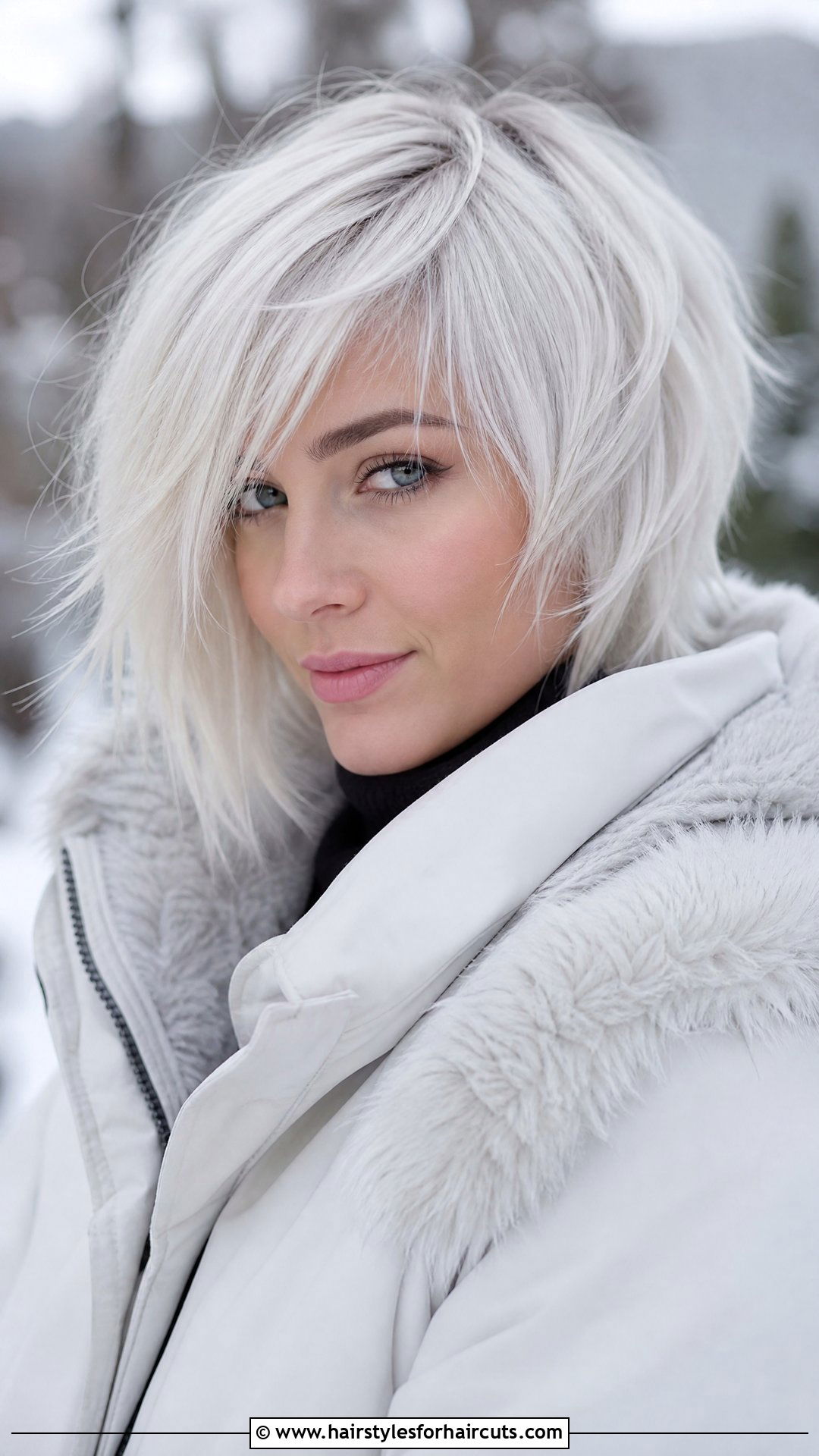 Icy Blonde Textured Hair - 25 different dyed hairstyles - 25 different dyed hairstyles