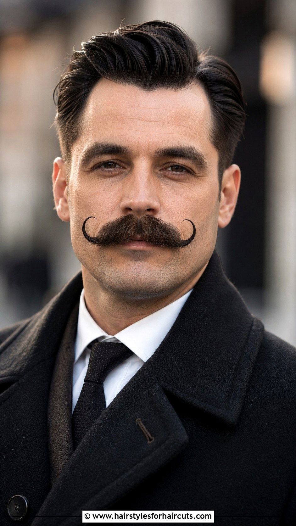 Imperial Mustache - 25 facial hairstyles for oval faces - 25 facial hairstyles for oval faces