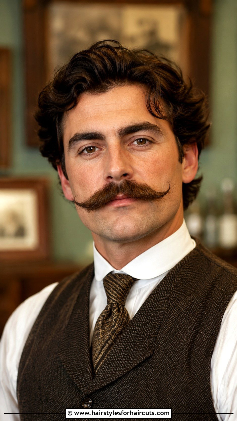 Imperial Mustache - 25 facial hairstyles for patchy cheeks - 25 facial hairstyles for patchy cheeks