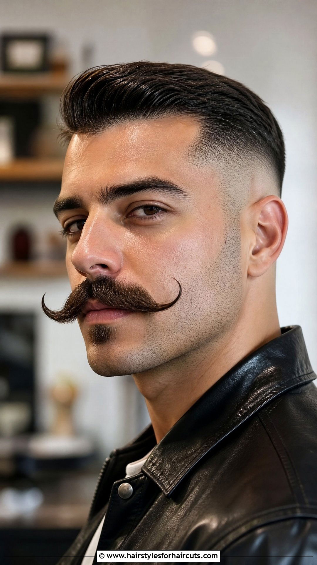 Imperial Mustache With Shaved Sides - 25 mustache hairstyles - 25 mustache hairstyles