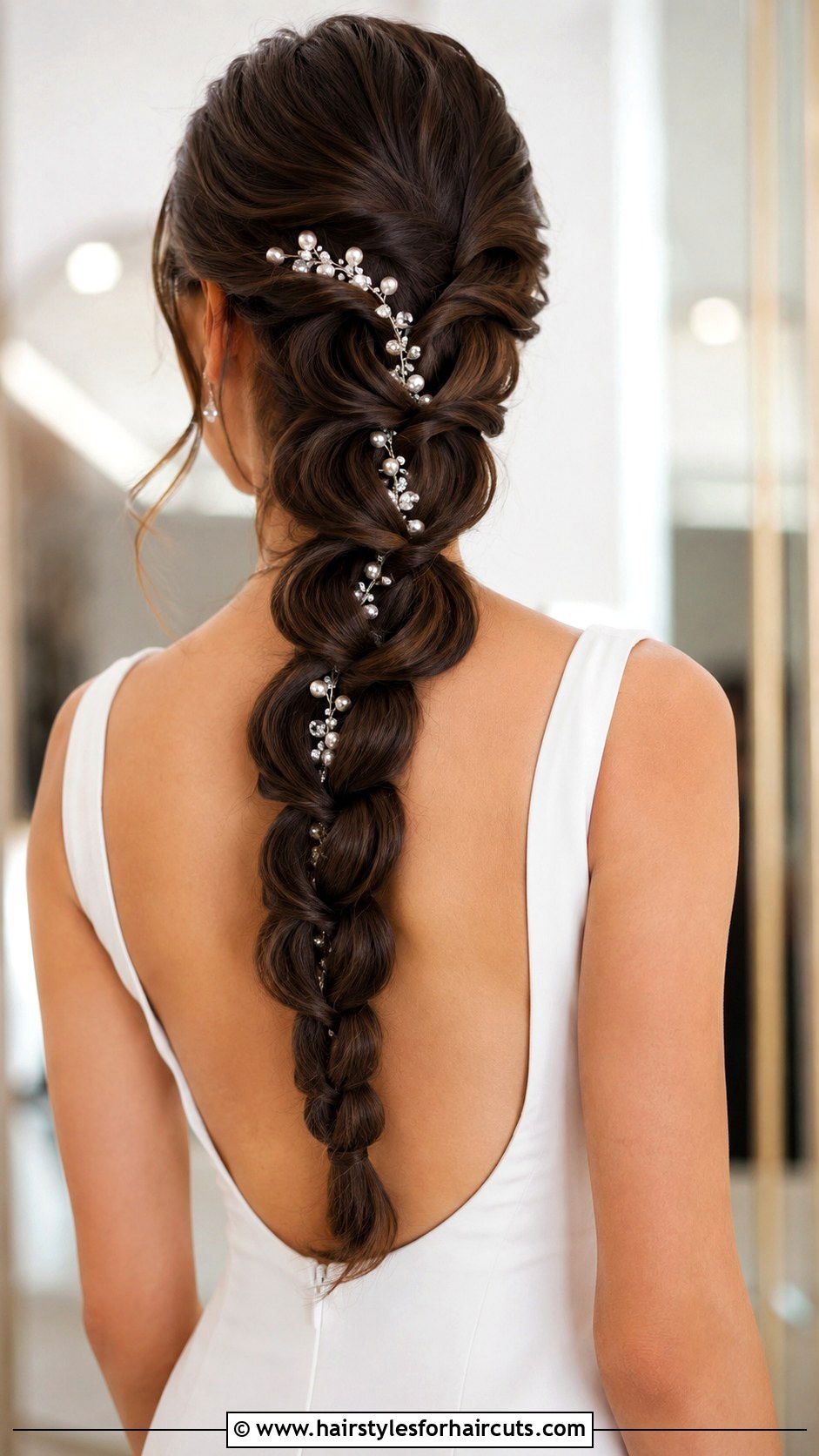 Infinity Braid Wedding Hairstyle - 25 diy wedding hairstyles for long hair - 25 diy wedding hairstyles for long hair