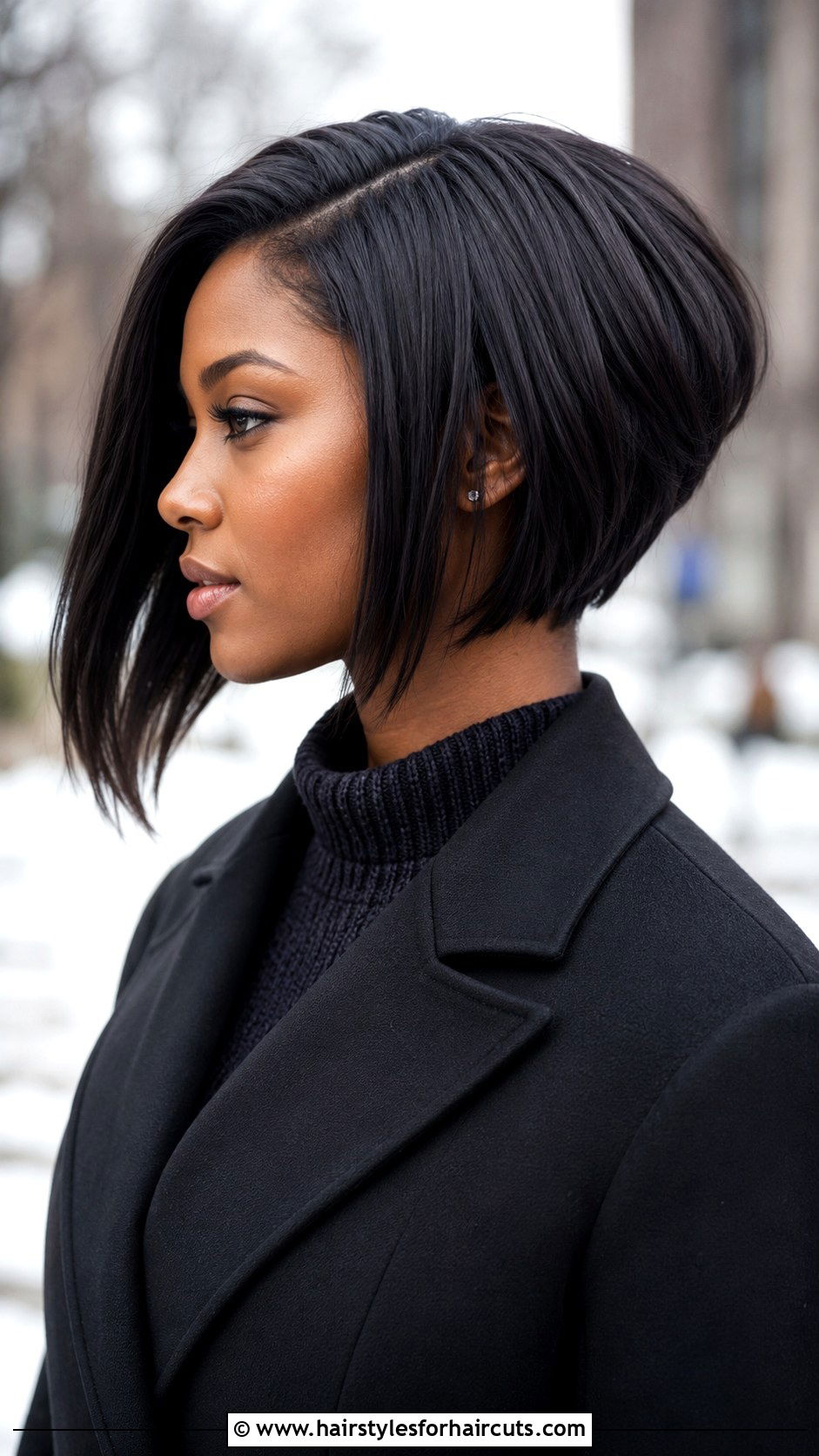Inverted Bob - 25 black women short haircuts styles - 25 black women short haircuts styles