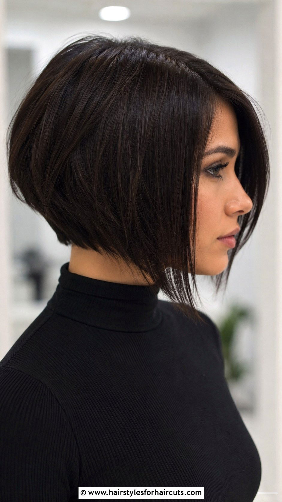 Inverted Bob - 25 bob haircuts dark hair - 25 bob haircuts dark hair