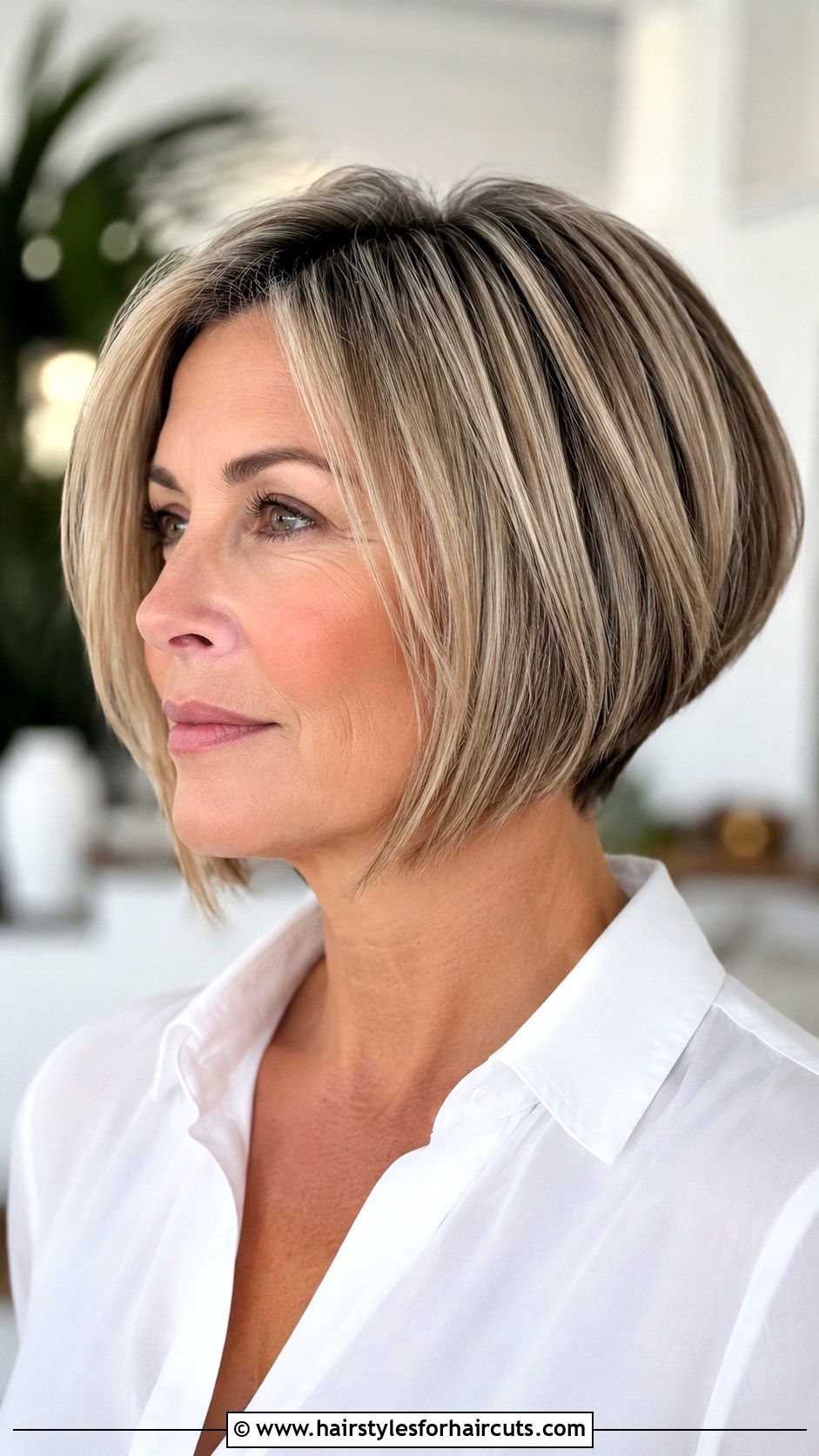 Inverted Bob - 25 bob haircuts for over 50 - 25 bob haircuts for over 50