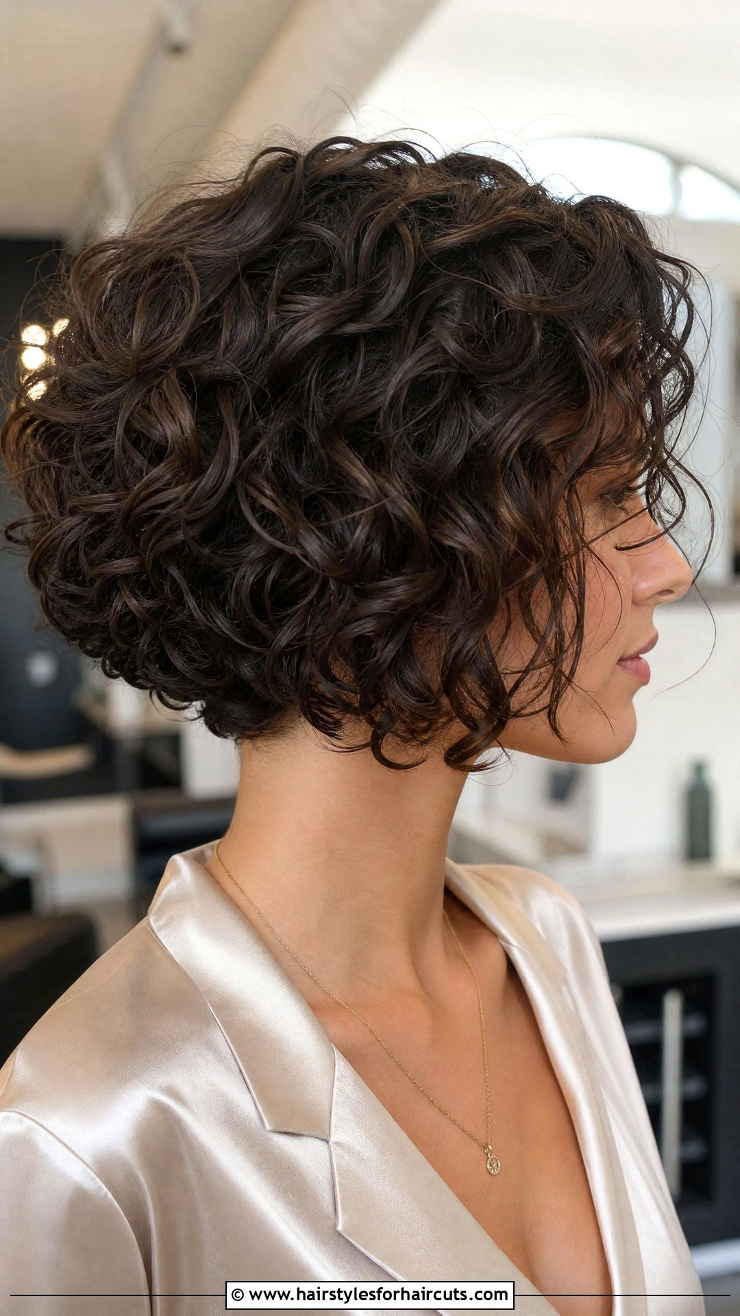 Inverted Bob For Curly Hair - 25 haircuts styles for curly hair women - 25 haircuts styles for curly hair women