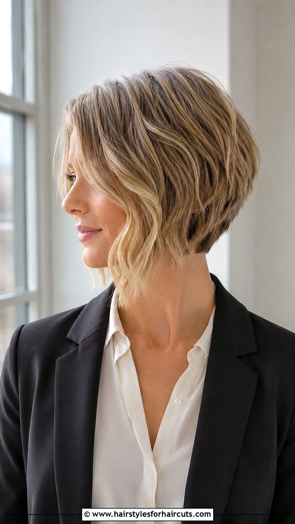 Inverted Bob With Beach Waves - 25 beach waves hairstyles short hair - 25 beach waves hairstyles short hair