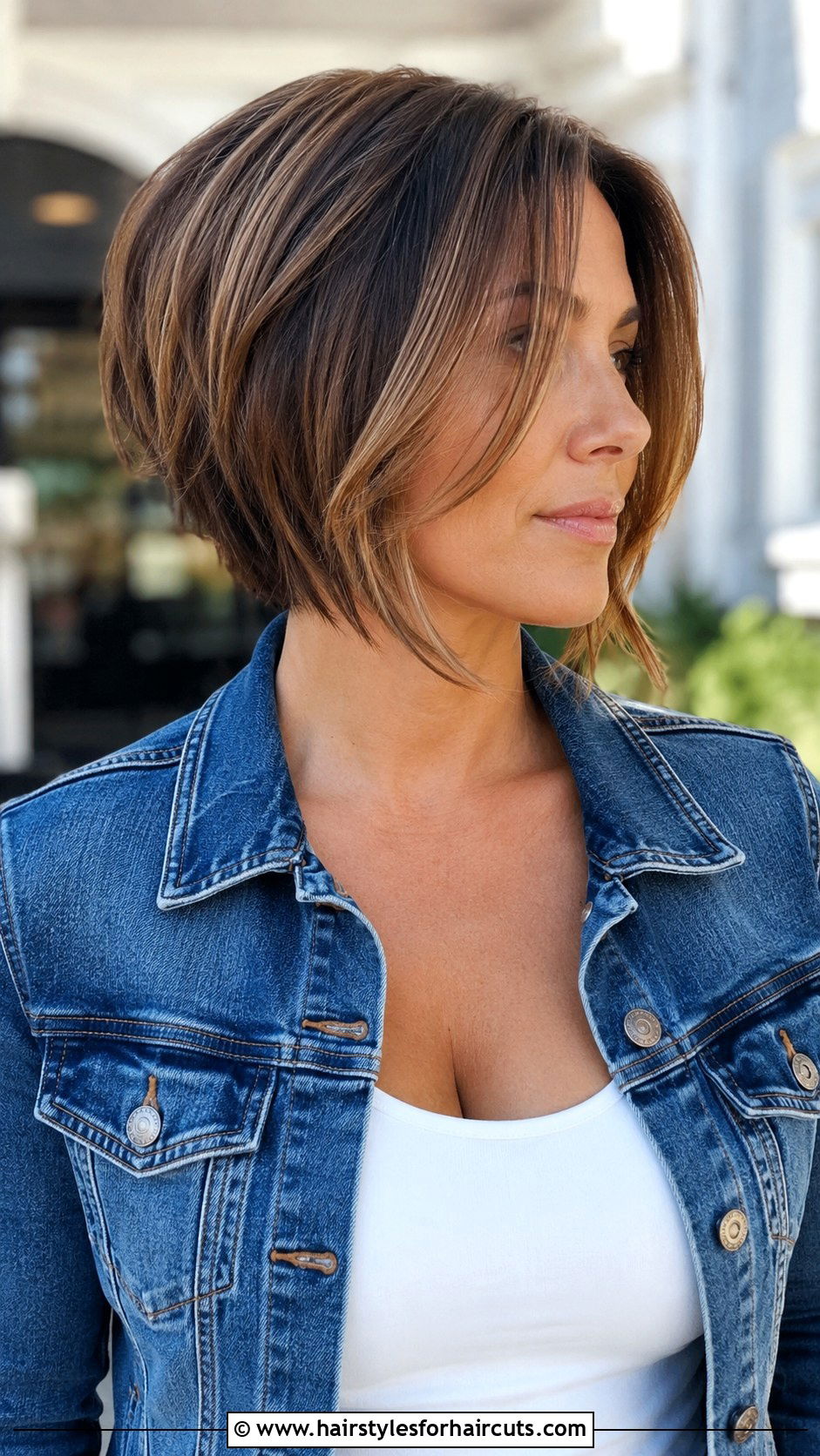 Inverted Bob With Face Framing - 25 front layers haircuts for medium hair - 25 front layers haircuts for medium hair