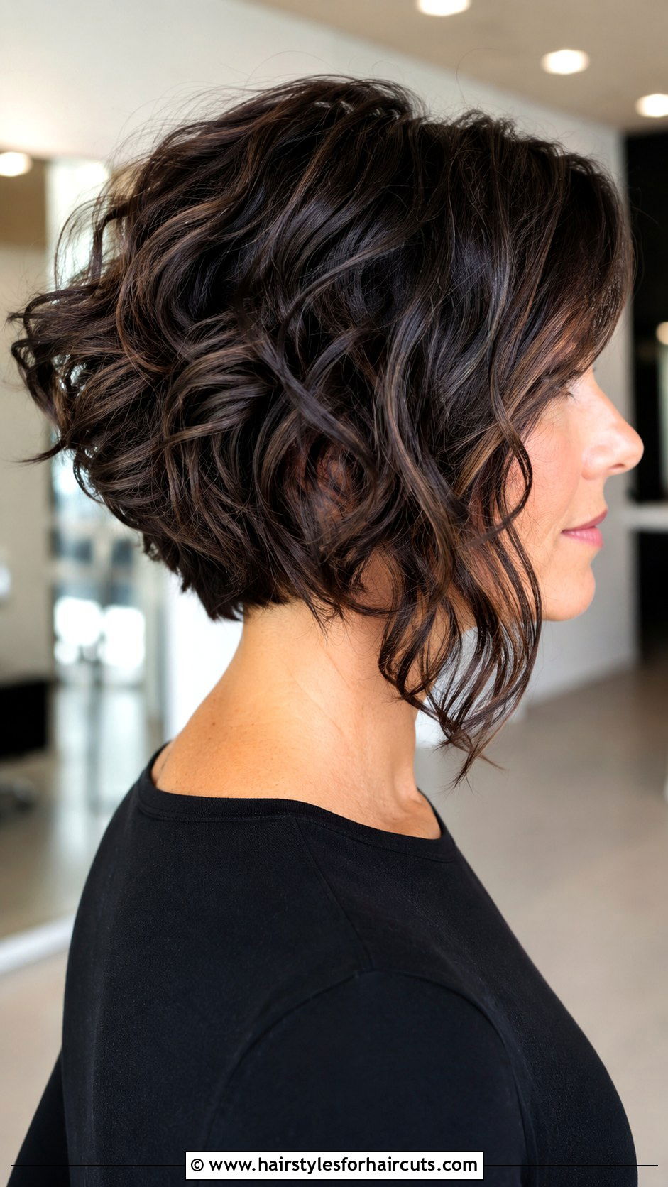 Inverted Curly Bob - 25 curly haircuts san francisco - 25 curly haircuts san francisco
