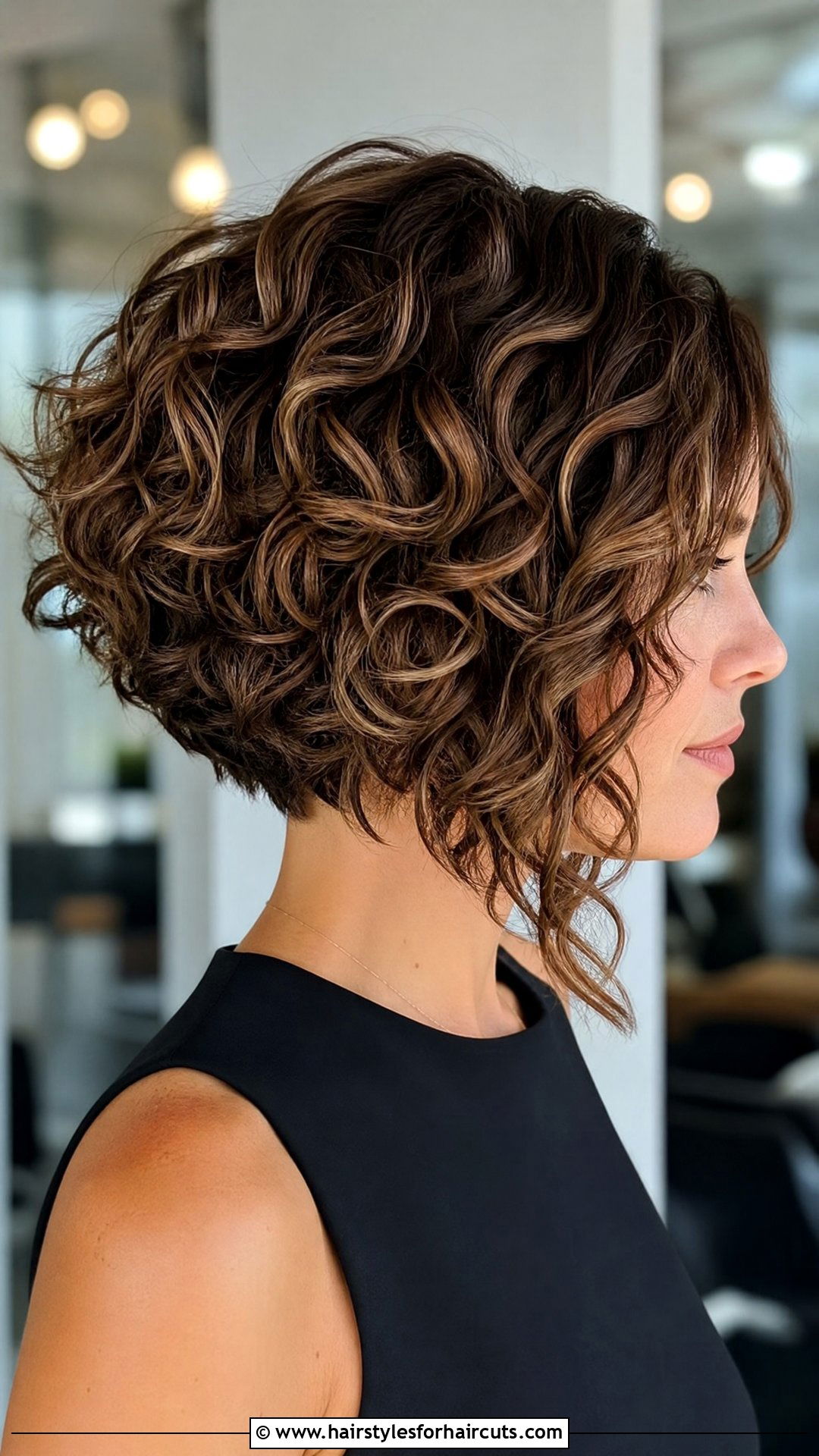 Inverted Curly Bob - 25 latest curly hairstyles - 25 latest curly hairstyles