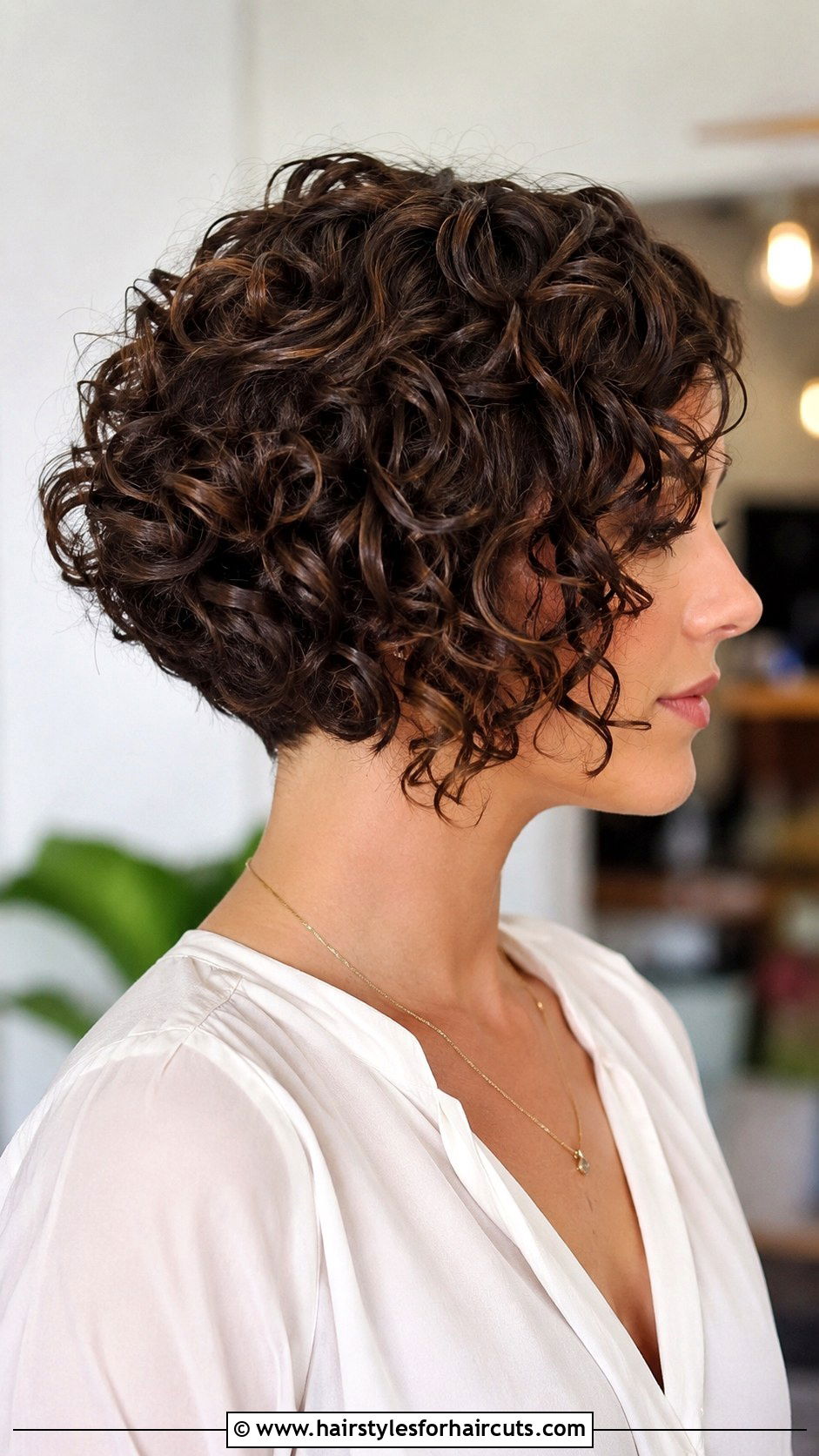 Inverted Curly Bob - 25 black curly hair haircuts - 25 black curly hair haircuts