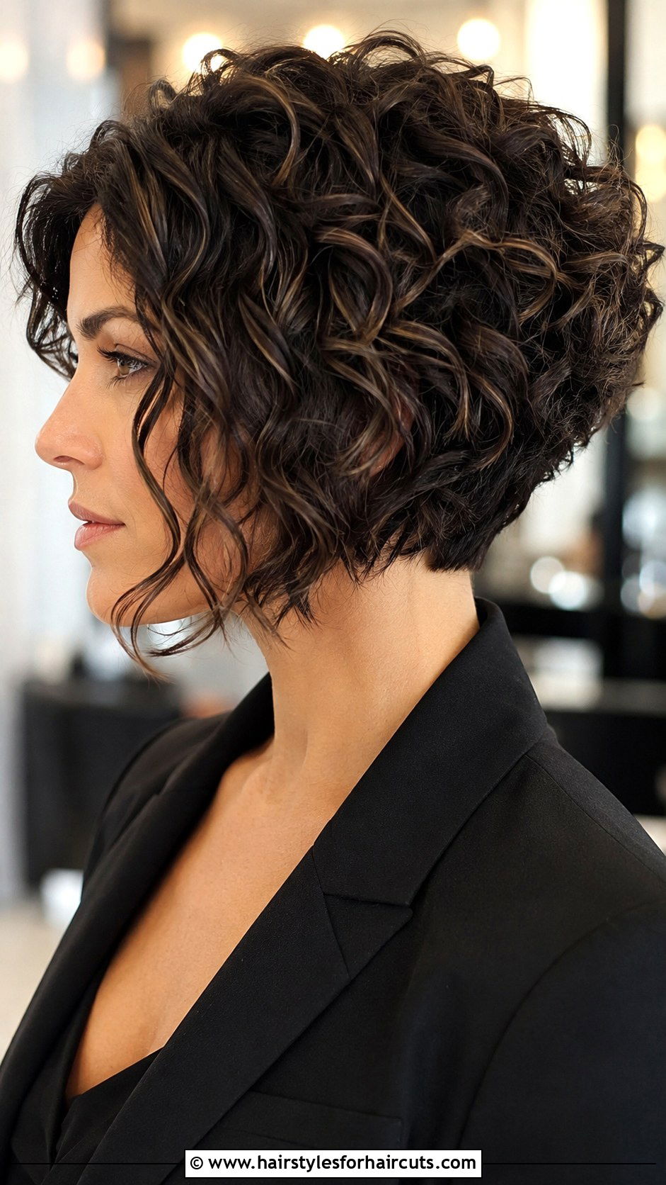Inverted Curly Bob Haircut - 25 bob haircuts curly - 25 bob haircuts curly