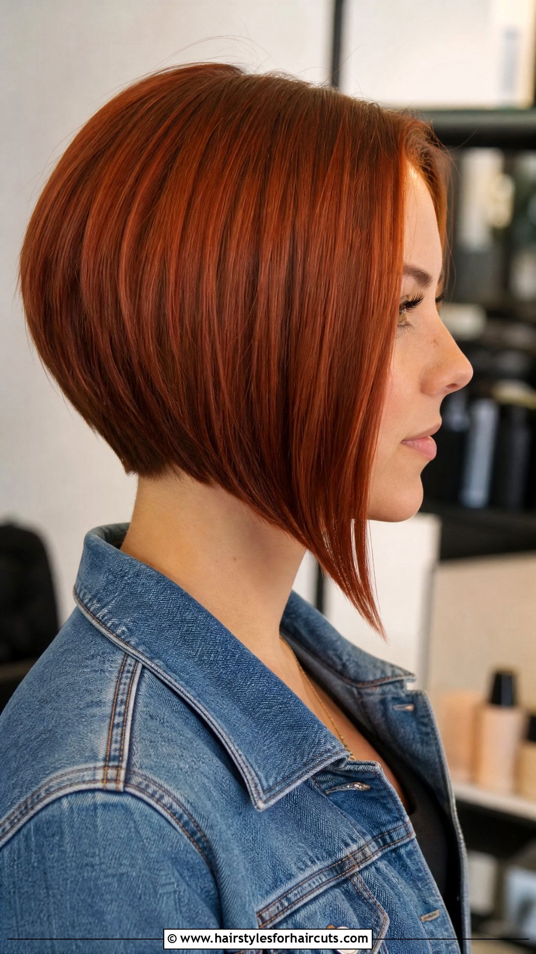 Inverted Line Bob Haircut - 25 line haircuts - 25 line haircuts