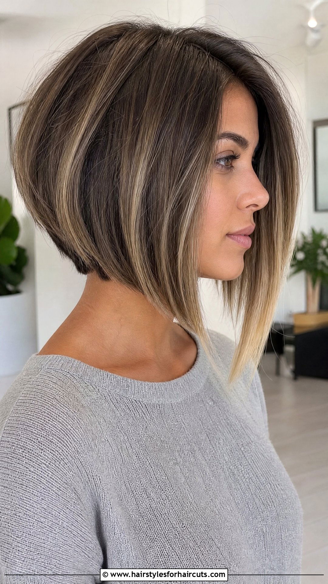 Inverted Lob Haircut - 25 lob haircuts for thin hair - 25 lob haircuts for thin hair