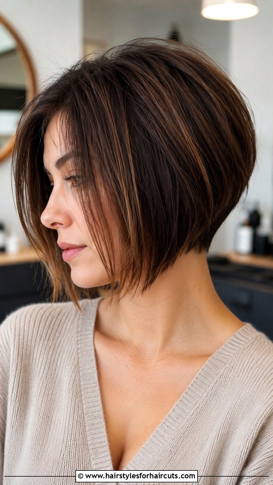 Inverted Short Bob - 25 spring hairstyles for short hair - 25 spring hairstyles for short hair